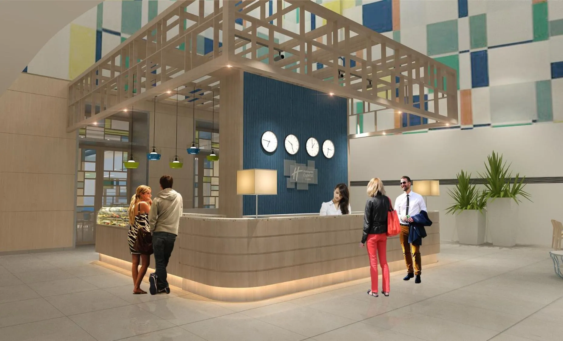 Lobby or reception in Holiday Inn Express & Suites Bengaluru Old Madras Road by IHG