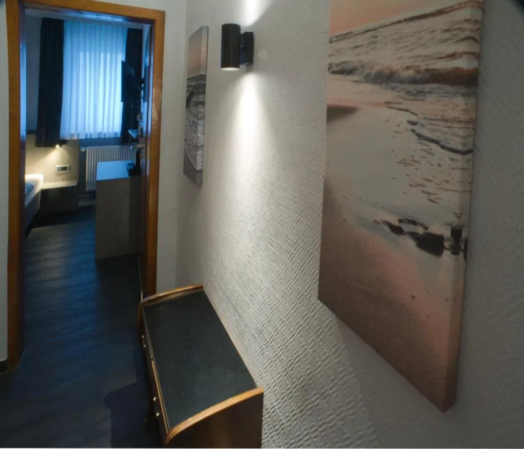 Decorative detail, Bed in Hotel-Restaurant Fück