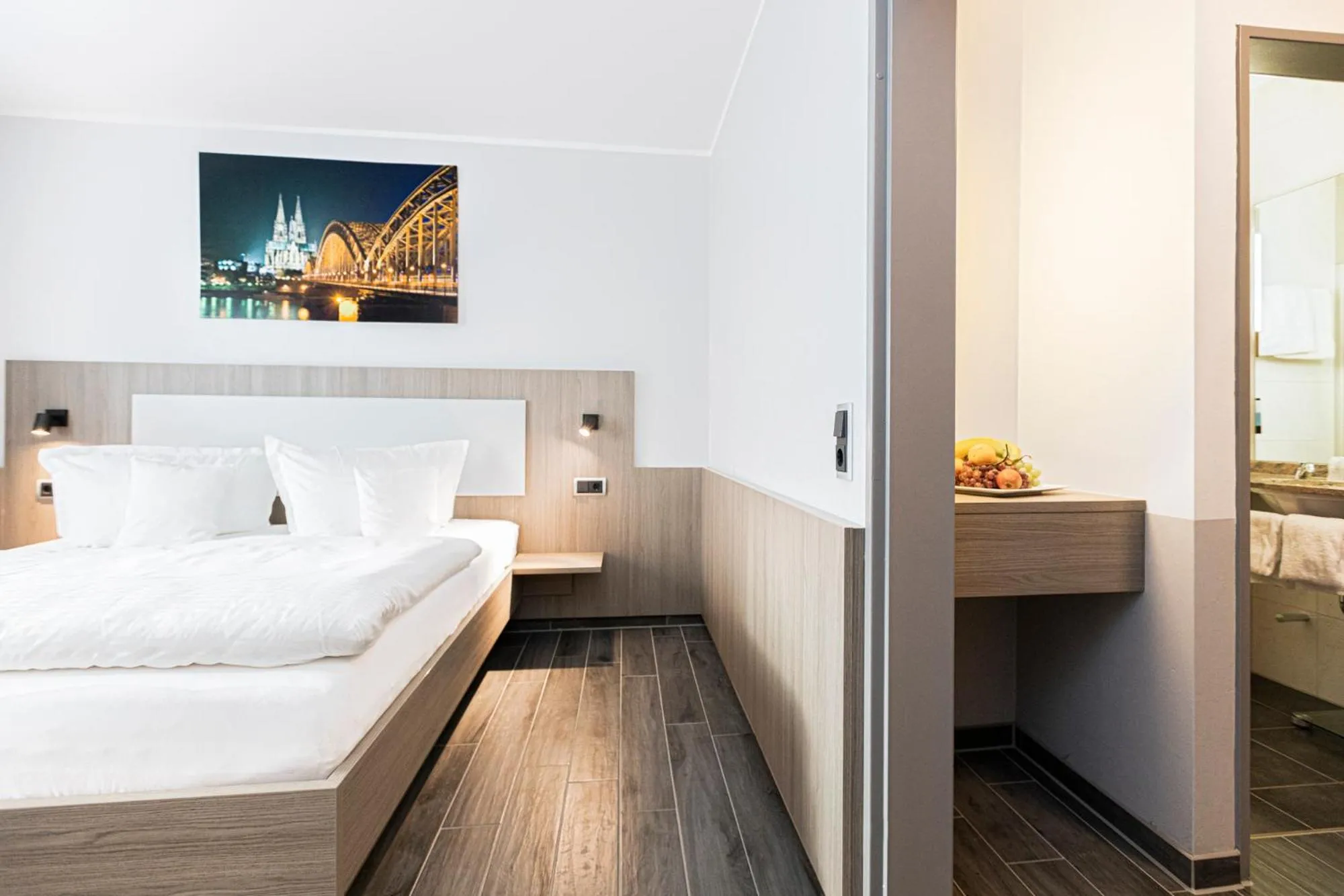 Photo of the whole room, Bed in Hotel-Restaurant Fück