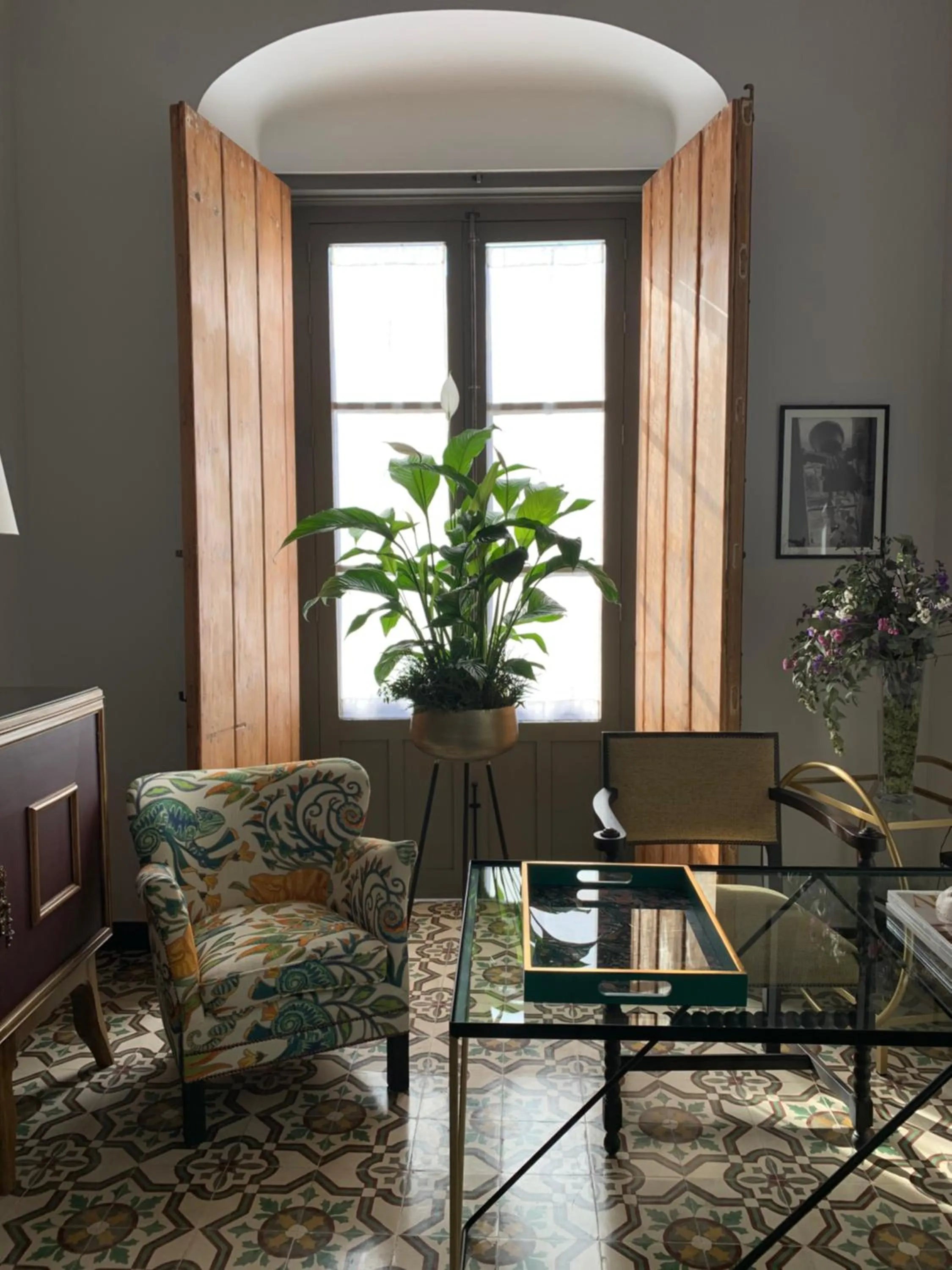 Lobby or reception in Hospederia Santa Clara