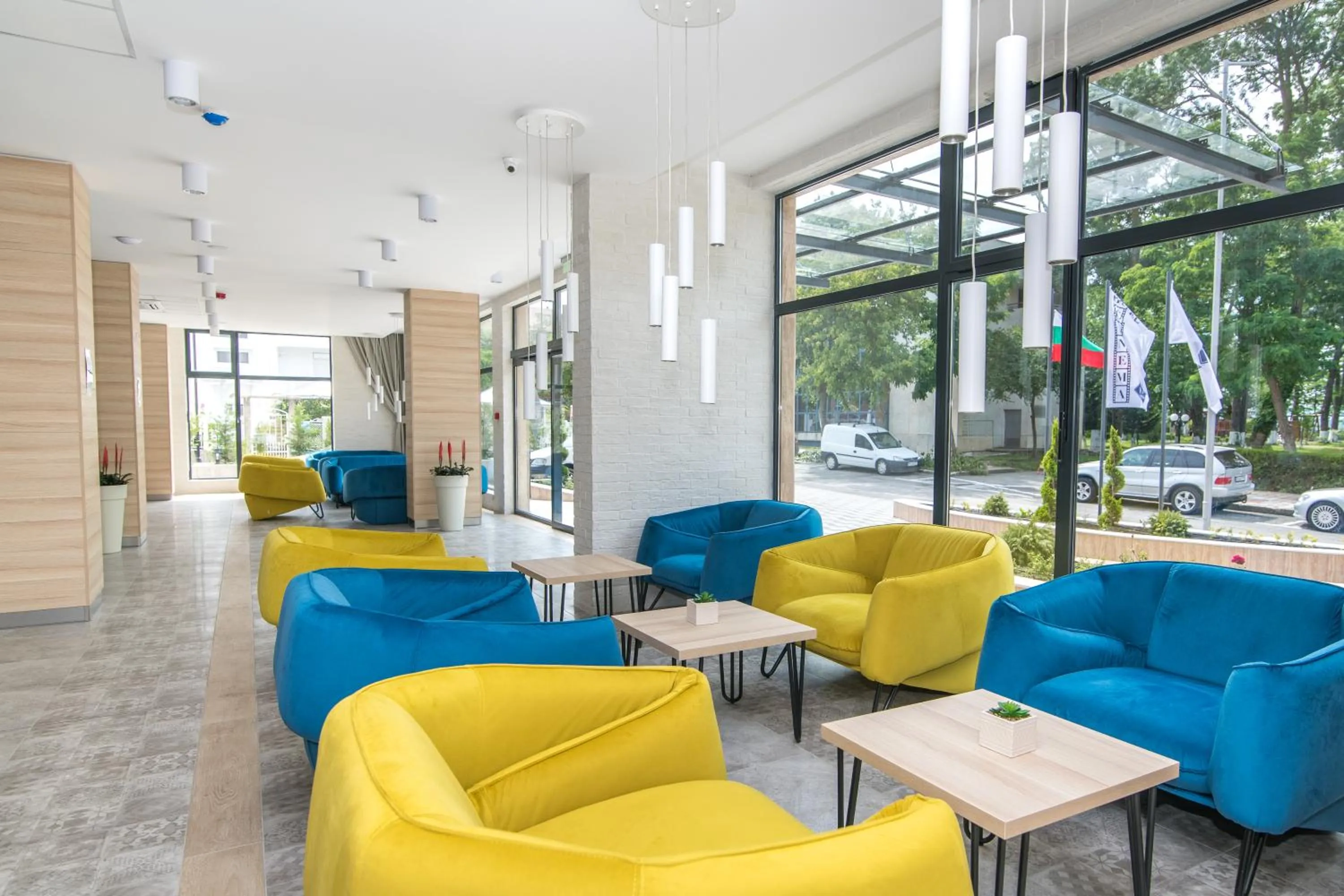 Lobby or reception in Cinema Hotel