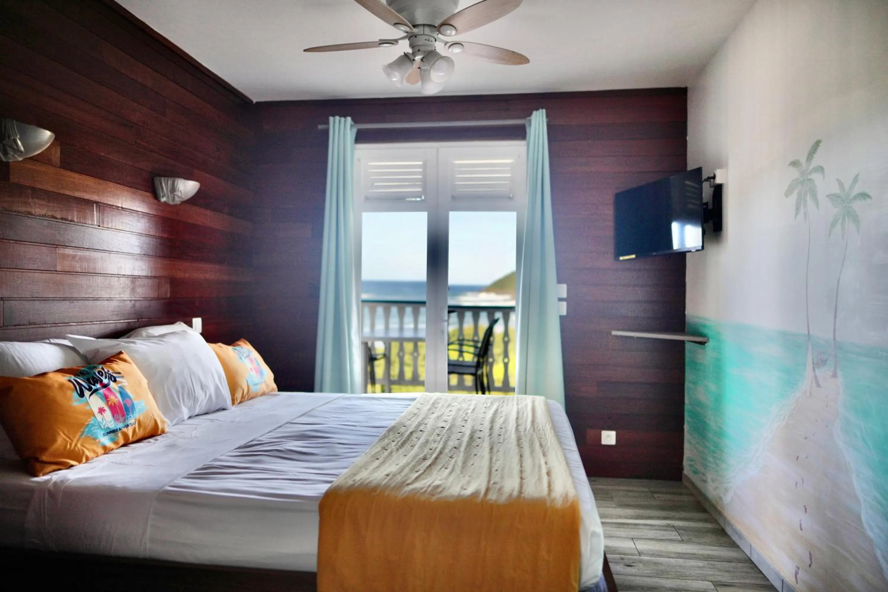 Bed in Hôtel Résidence Océane