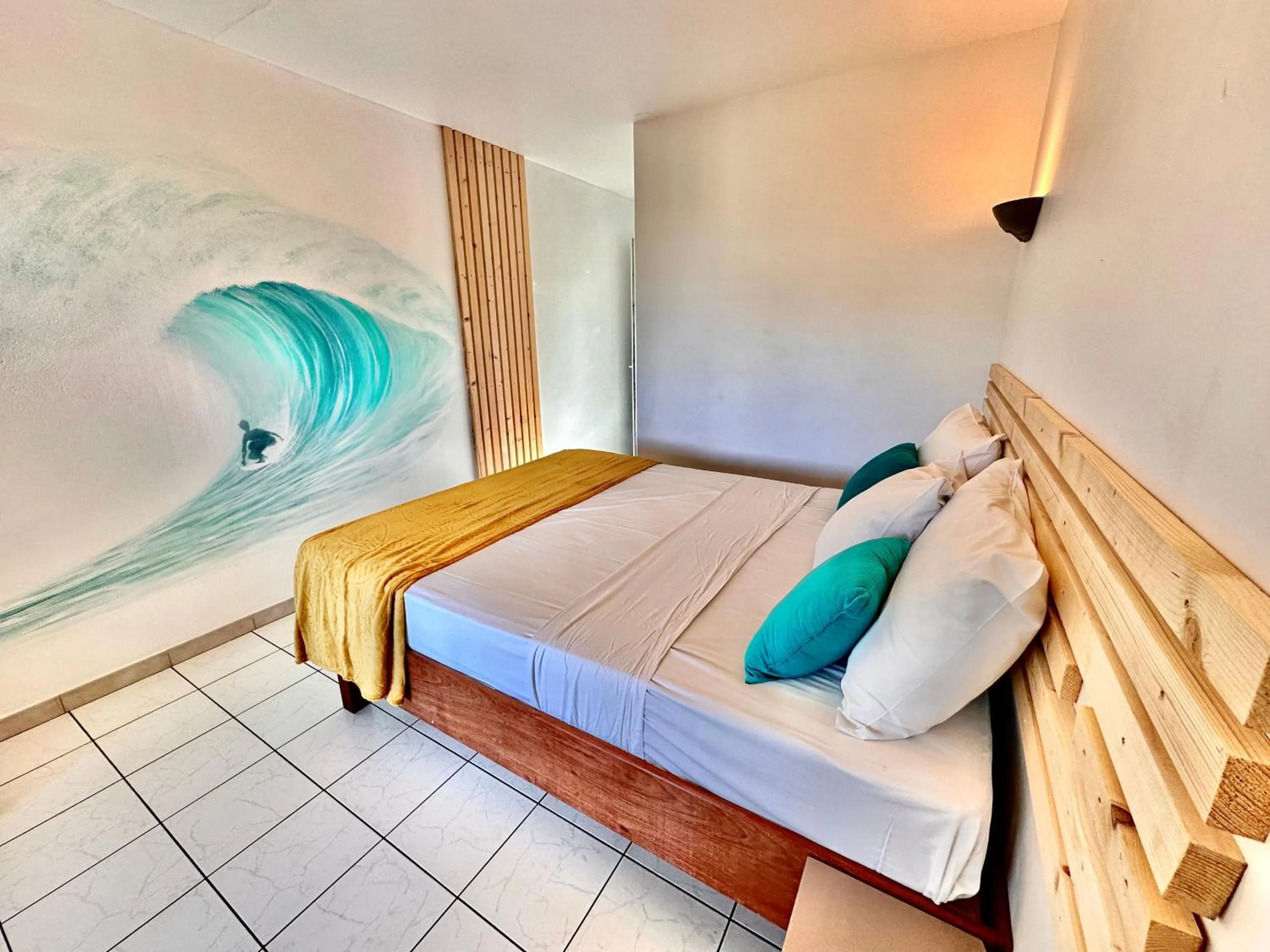 Bed in Hôtel Résidence Océane