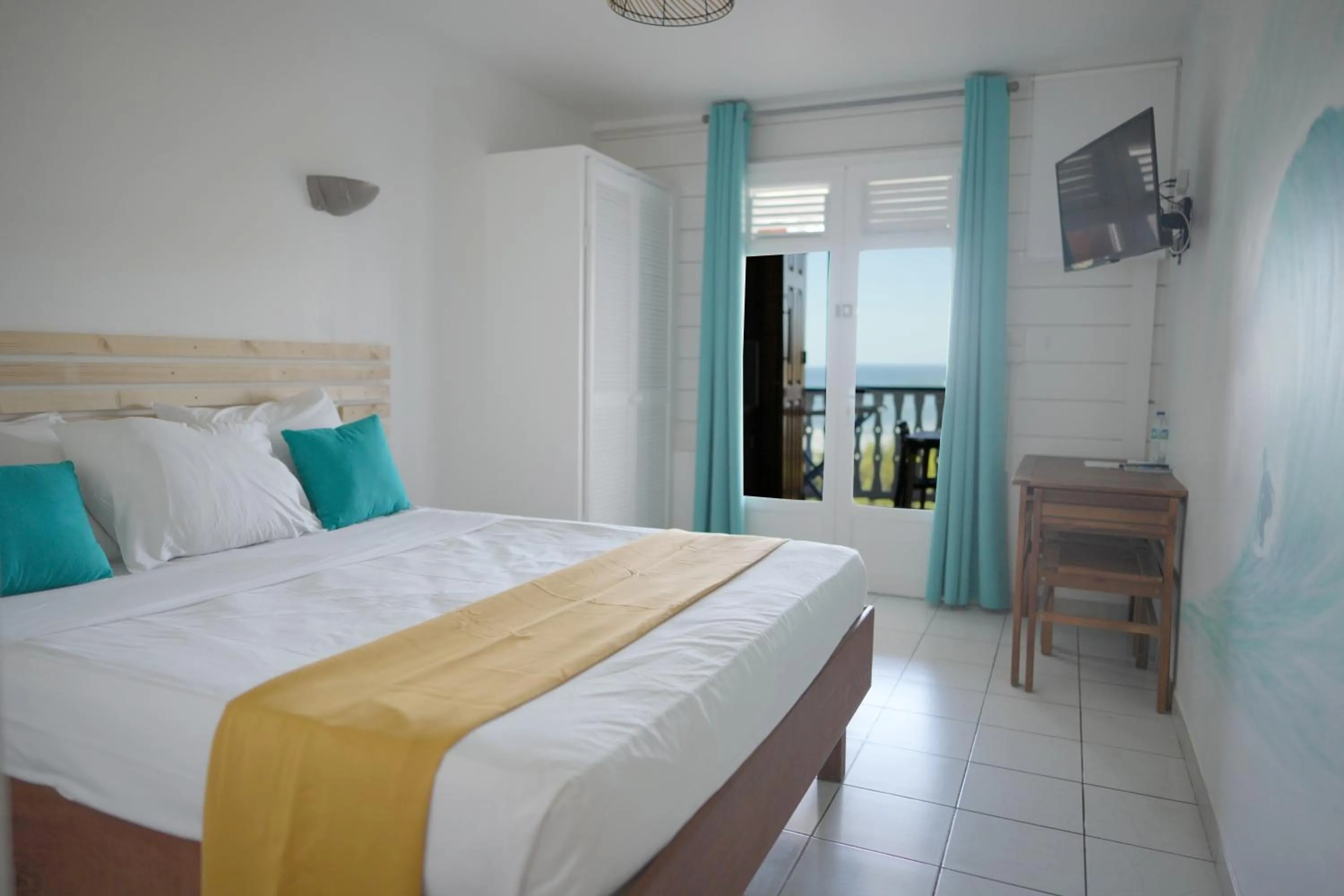 Bed in Hôtel Résidence Océane