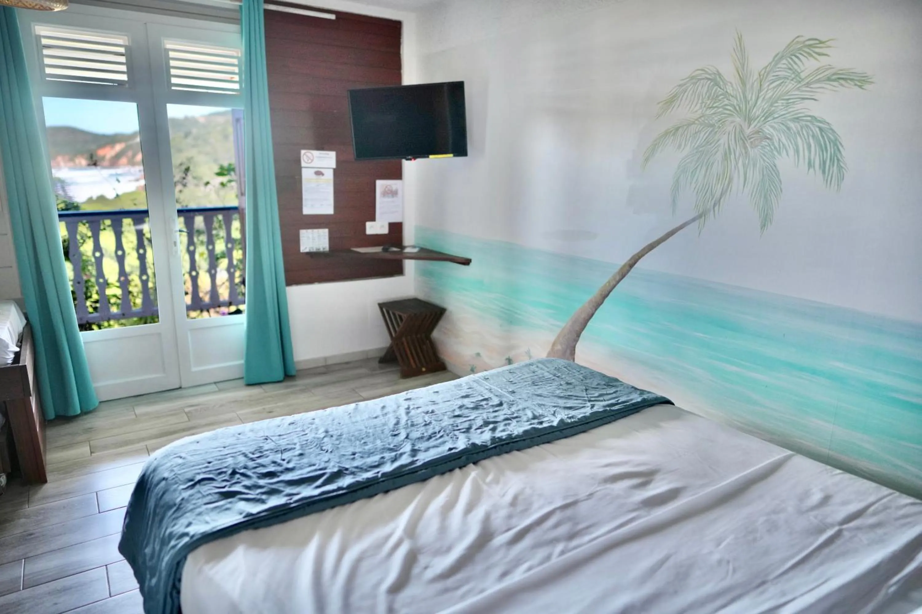 Bed in Hôtel Résidence Océane