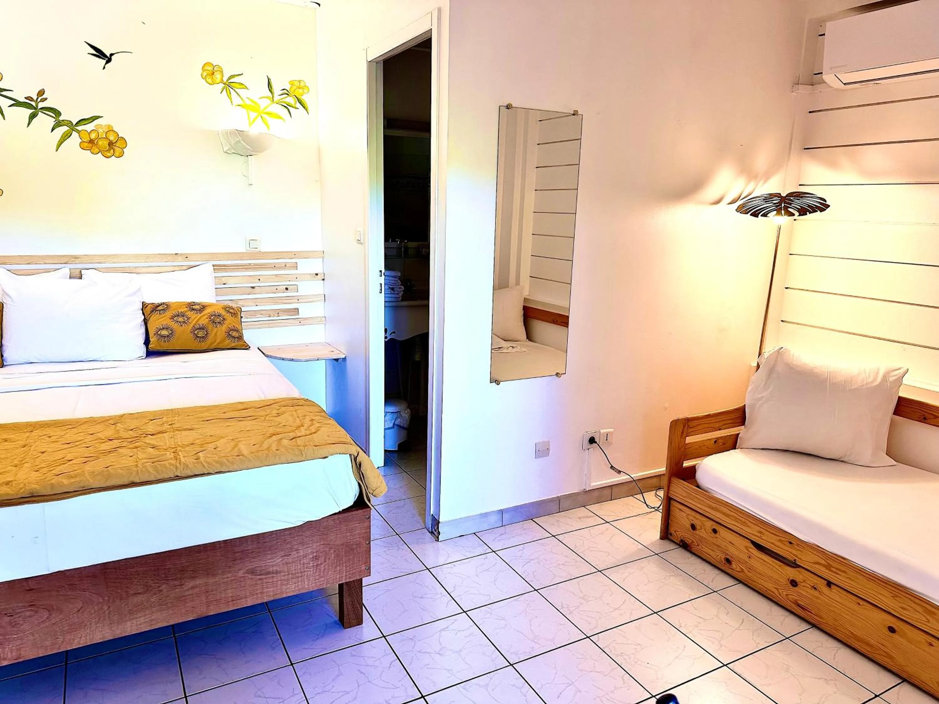 Bed in Hôtel Résidence Océane