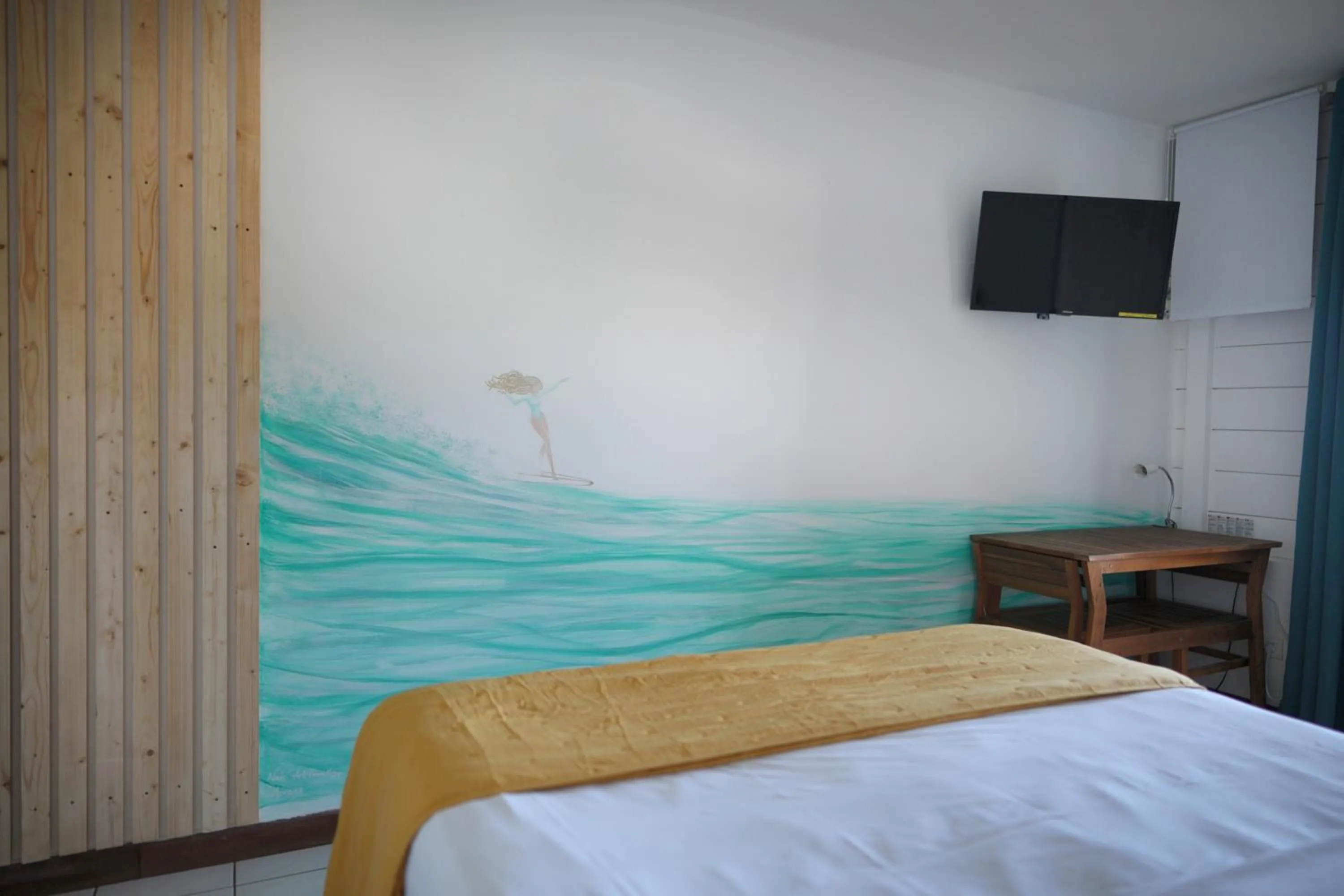 Bed in Hôtel Résidence Océane