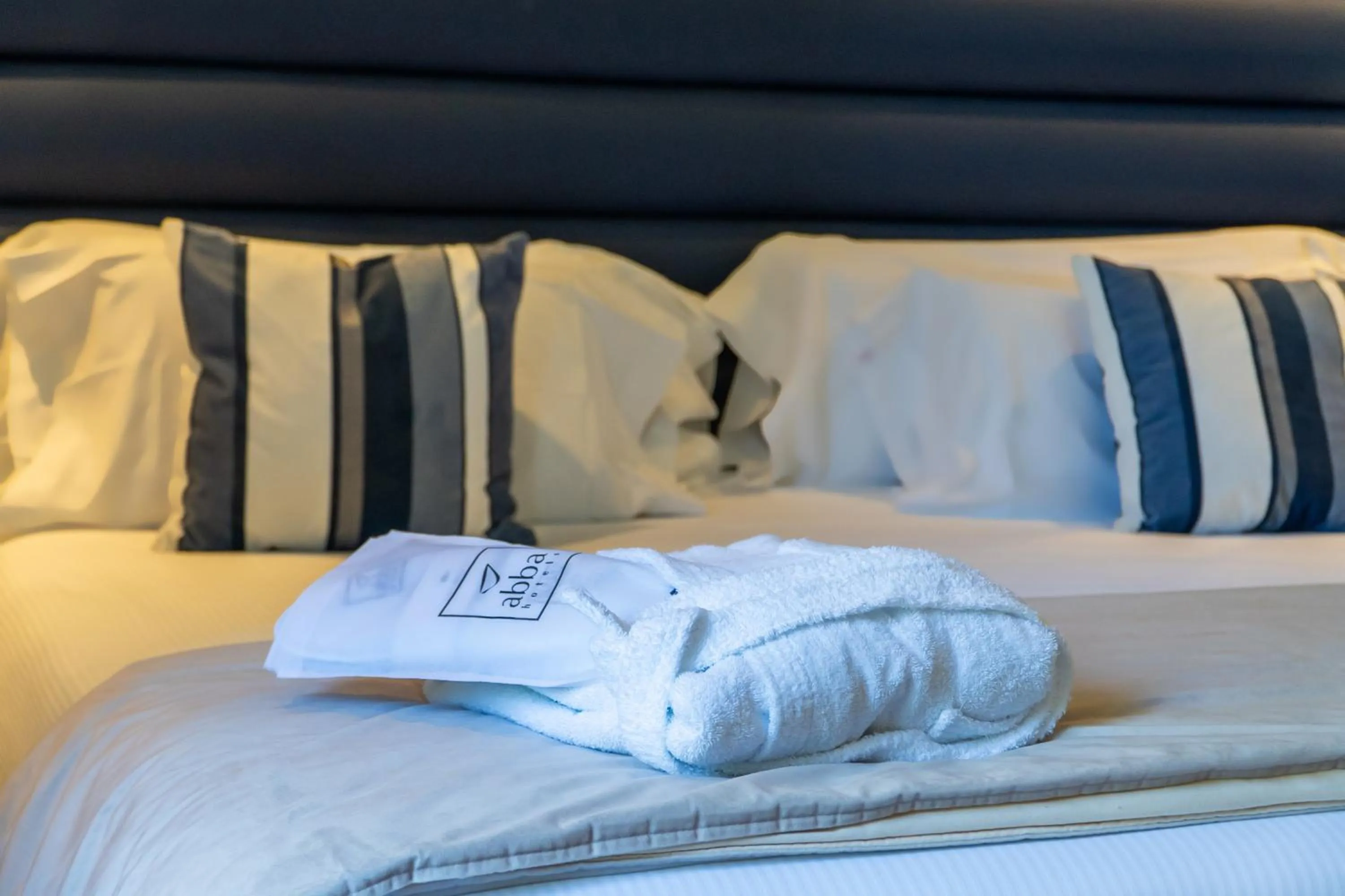 Bed in Abba San Sebastián Hotel