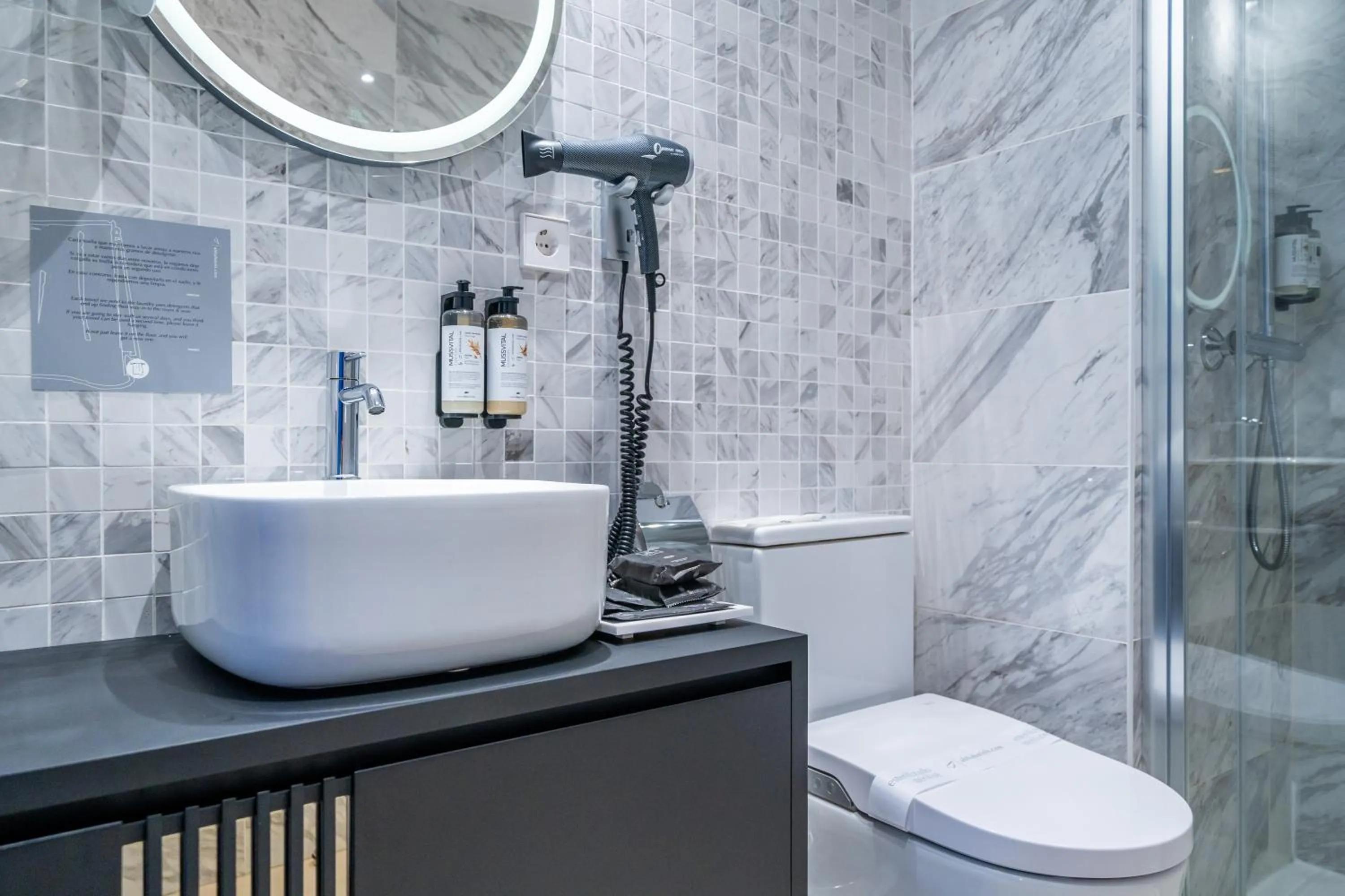 Bathroom in Abba San Sebastián Hotel