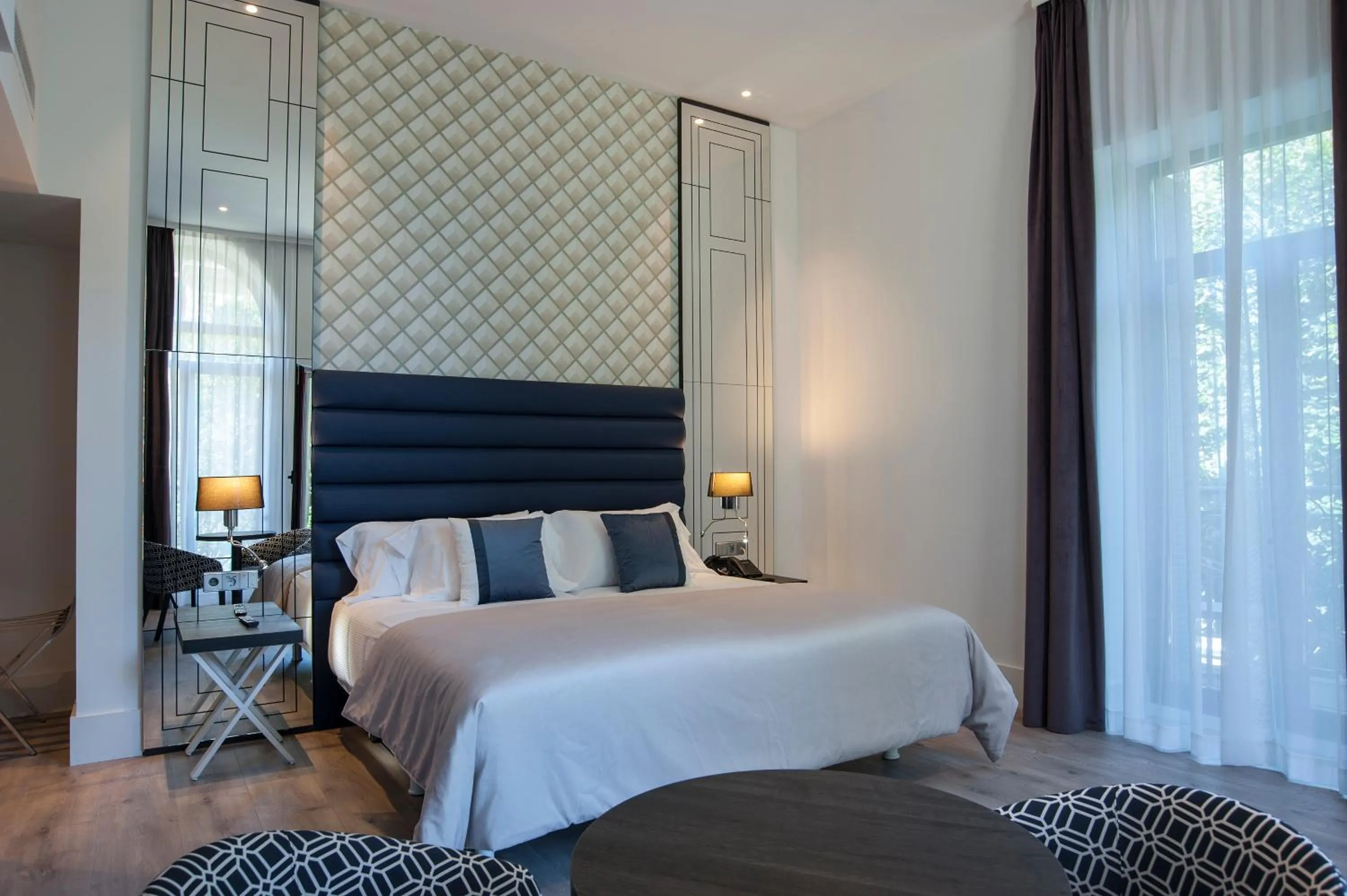 Bed in Abba San Sebastián Hotel