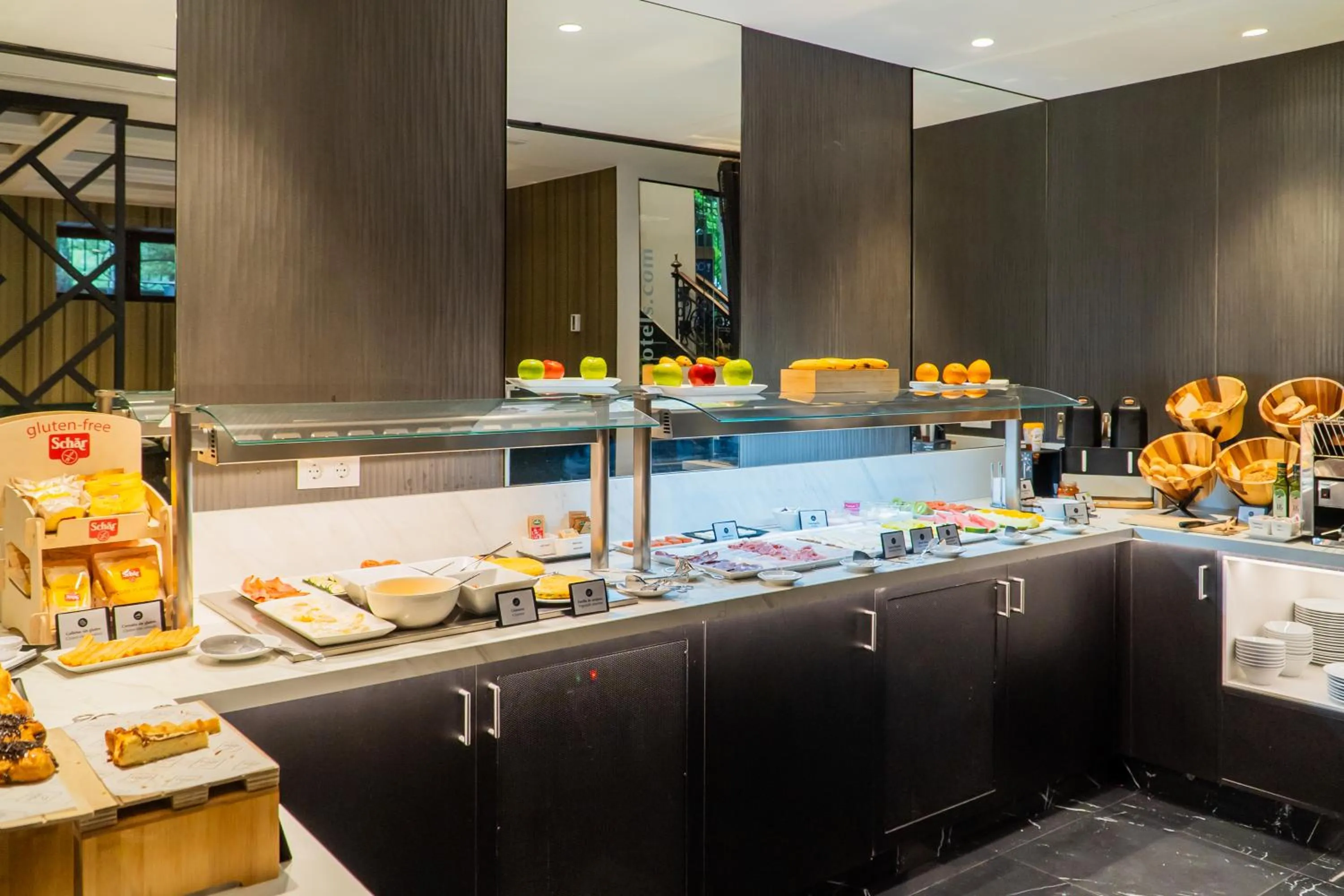 Buffet breakfast in Abba San Sebastián Hotel