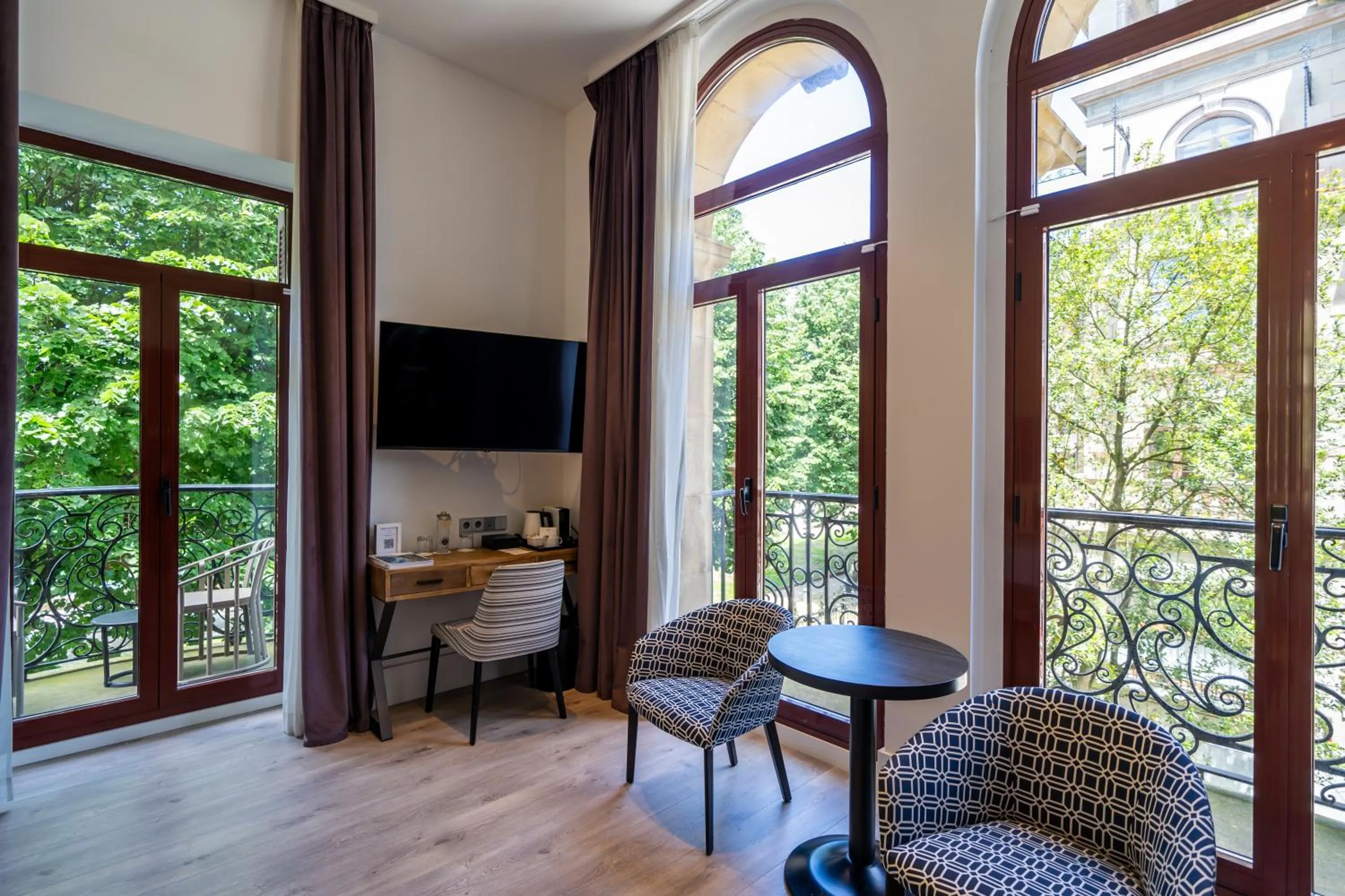 Living room in Abba San Sebastián Hotel