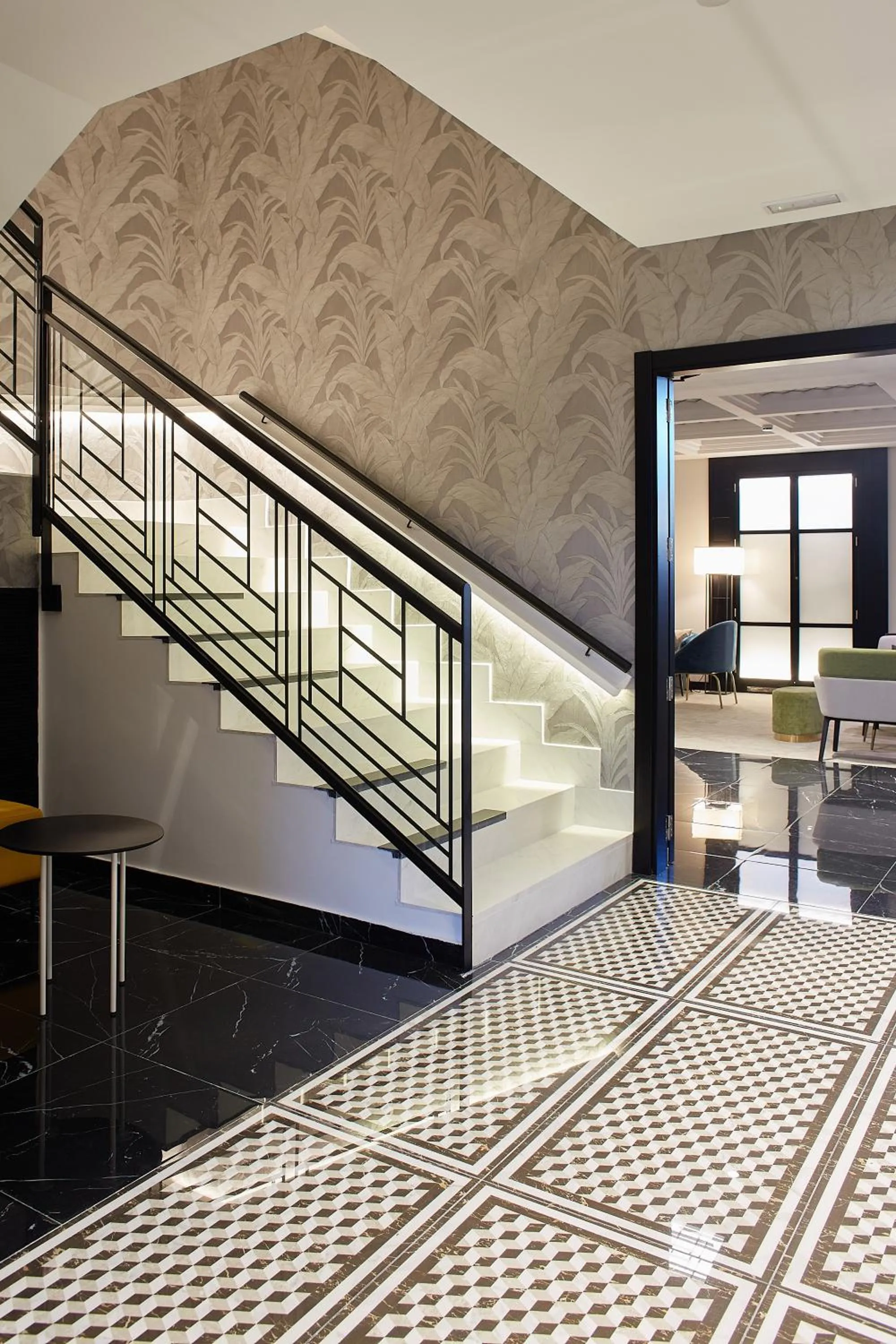 Lobby or reception in Abba San Sebastián Hotel