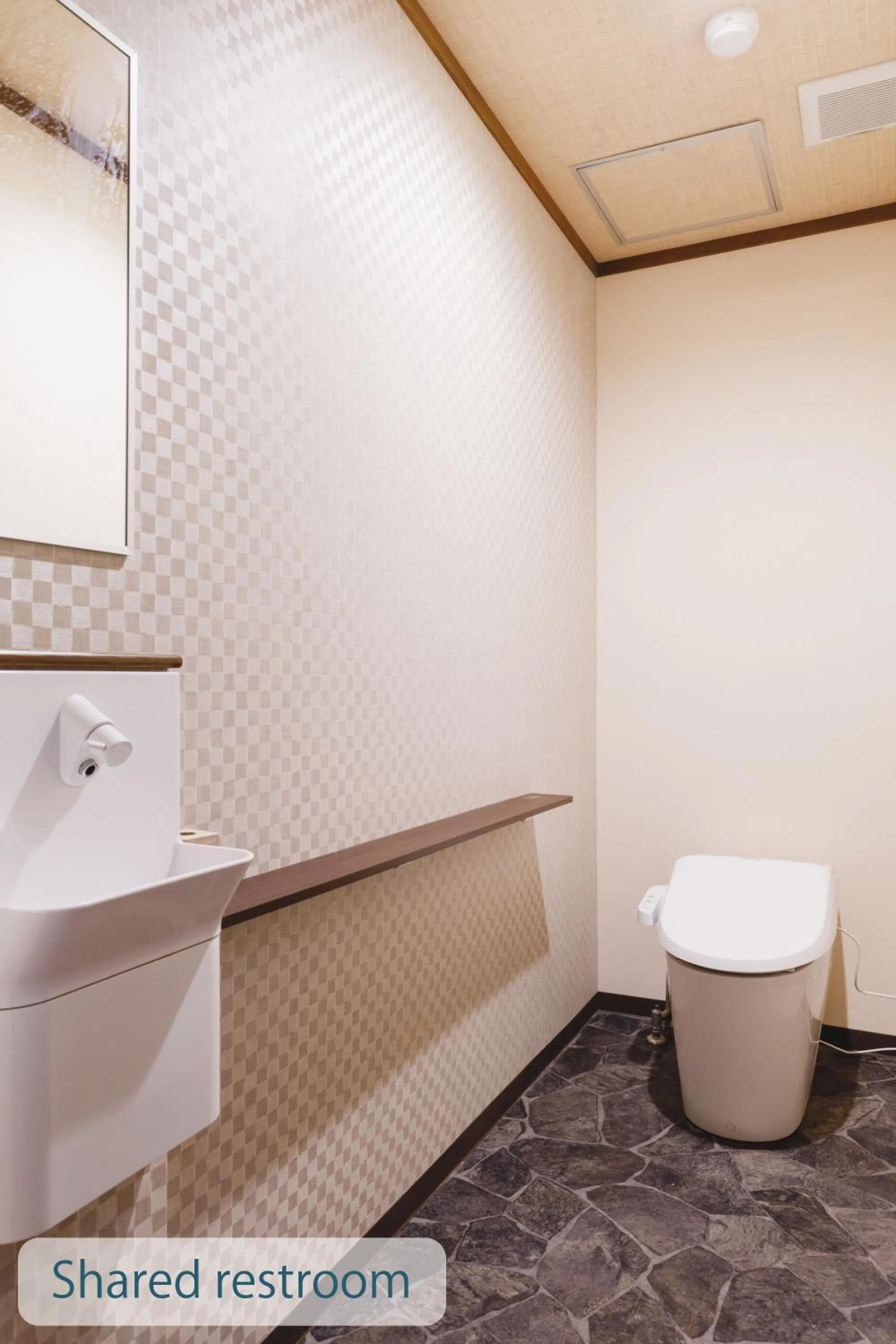 Toilet in Couch Potato Hostel