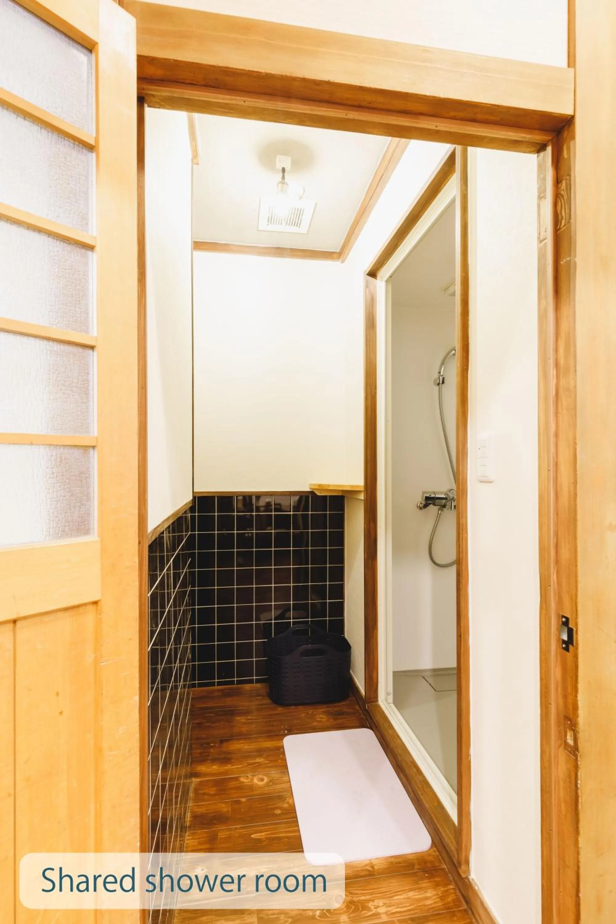 Shower in Couch Potato Hostel