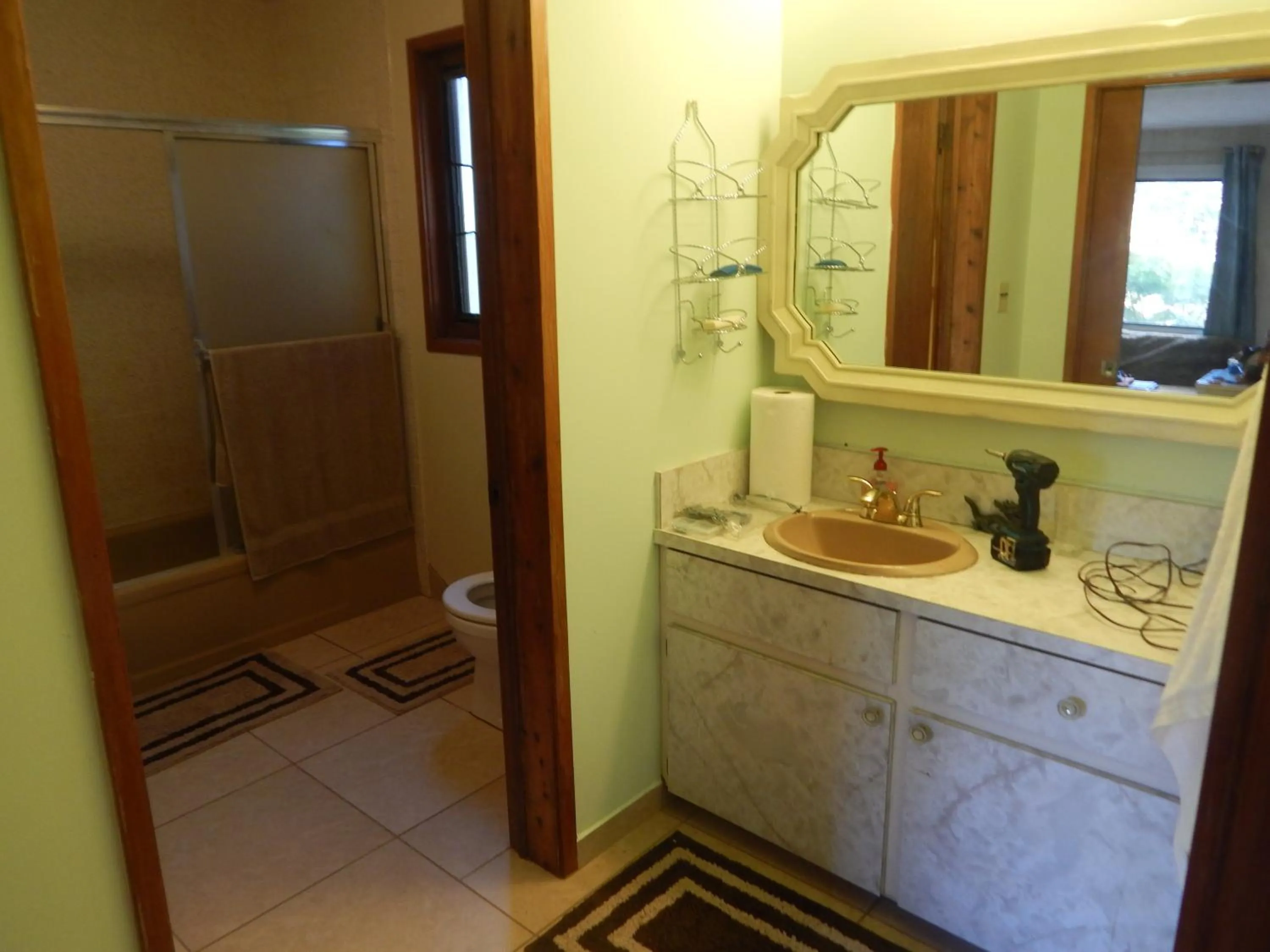 Shower in Fern Forest Getaway