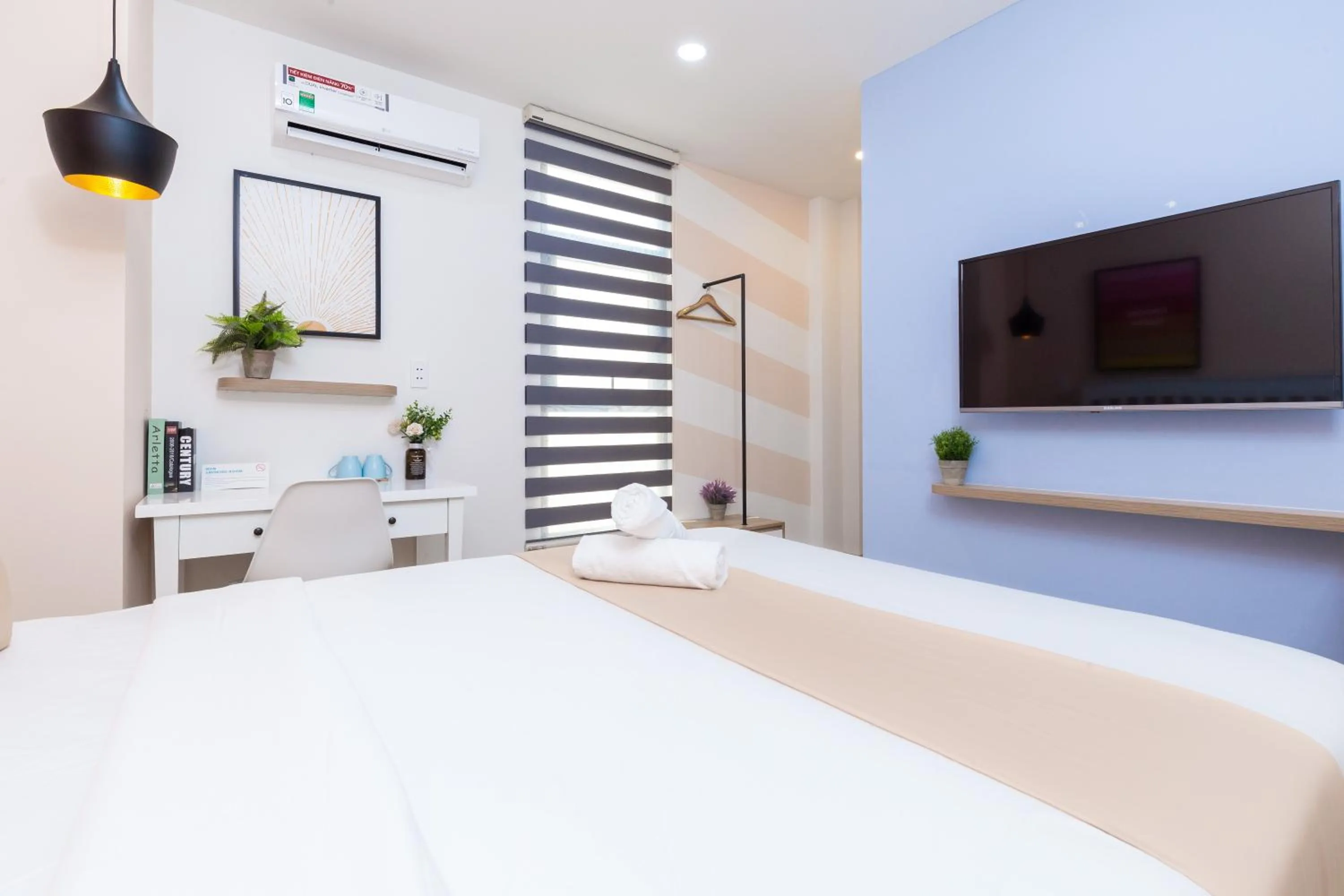 TV and multimedia, Bed in Cozrum Homes - Charming Corner