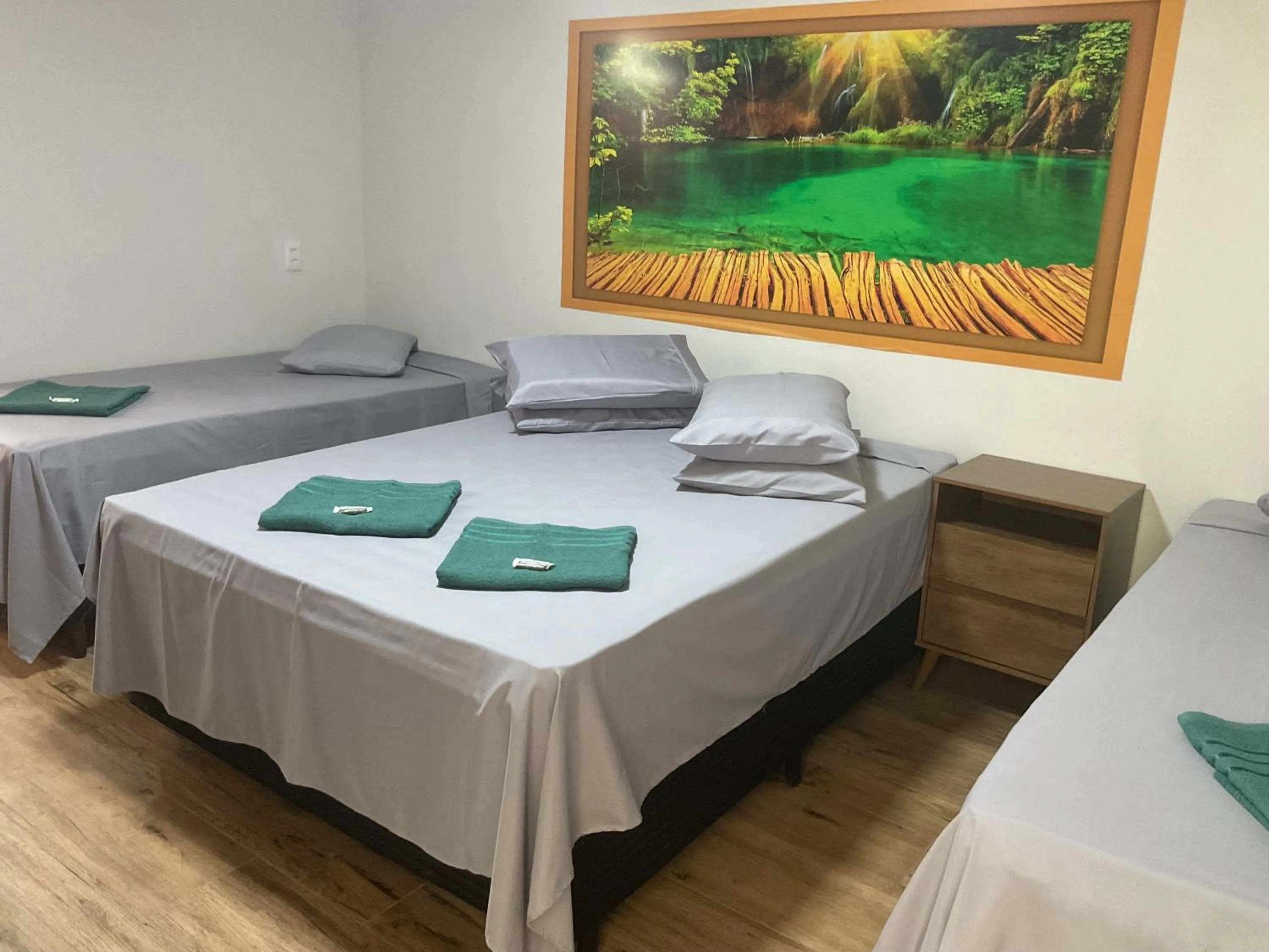 Bed in Pousada Alvorada Brotas - e agendamento das atividades turísticas