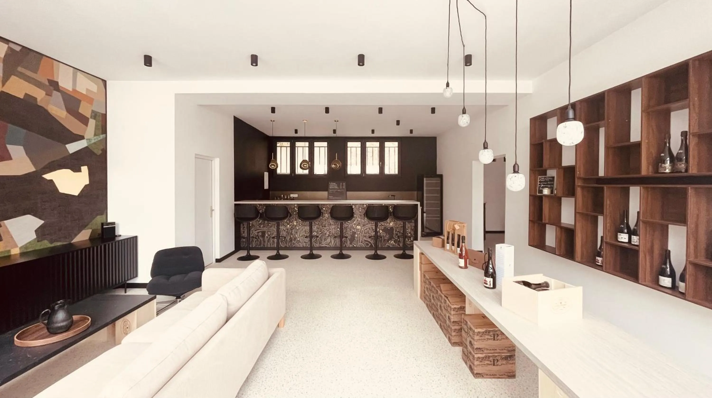 Lounge or bar in Les Cépages