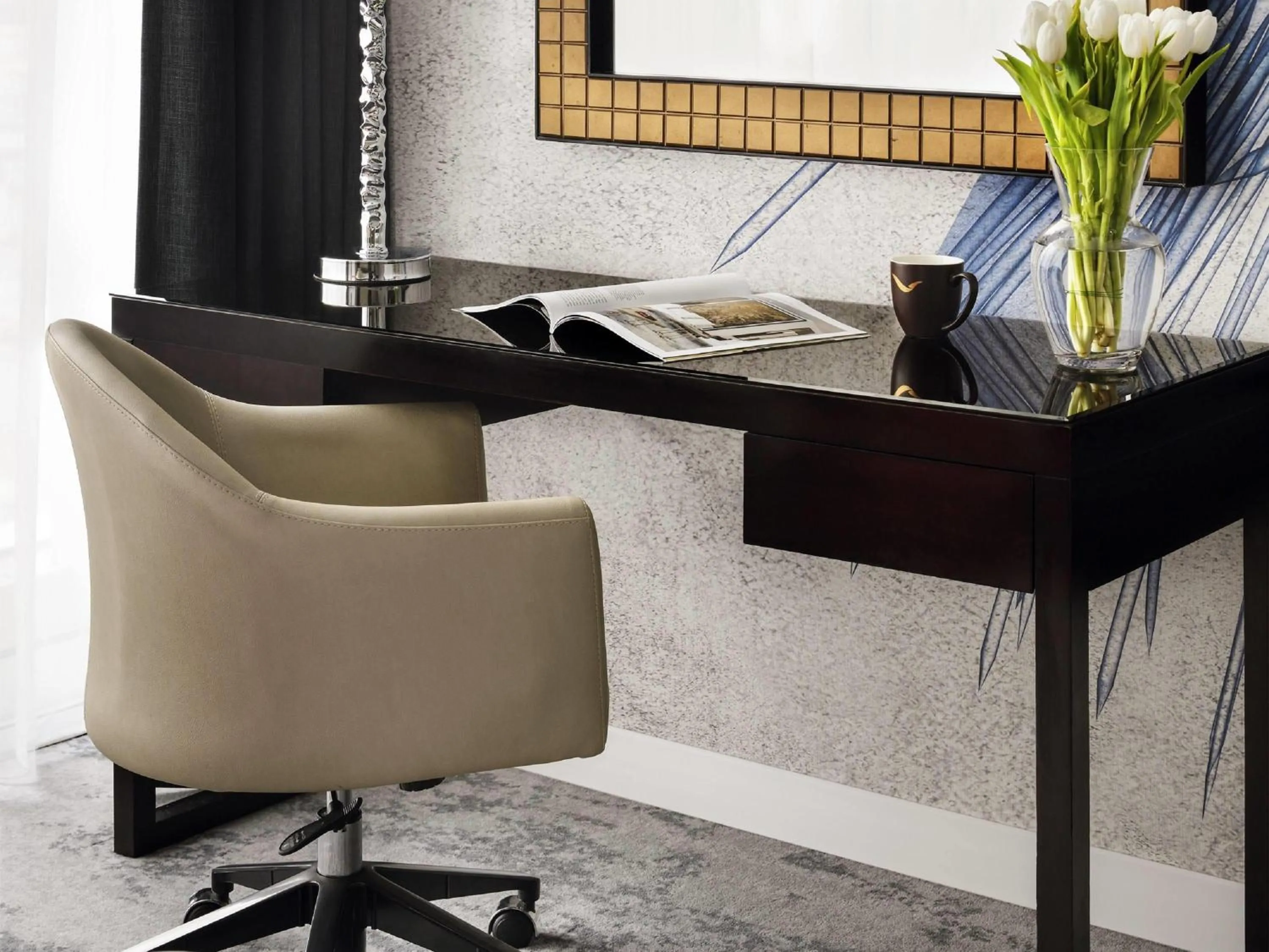 Bedroom in Mövenpick Hotel Jumeirah Lakes Towers Dubai