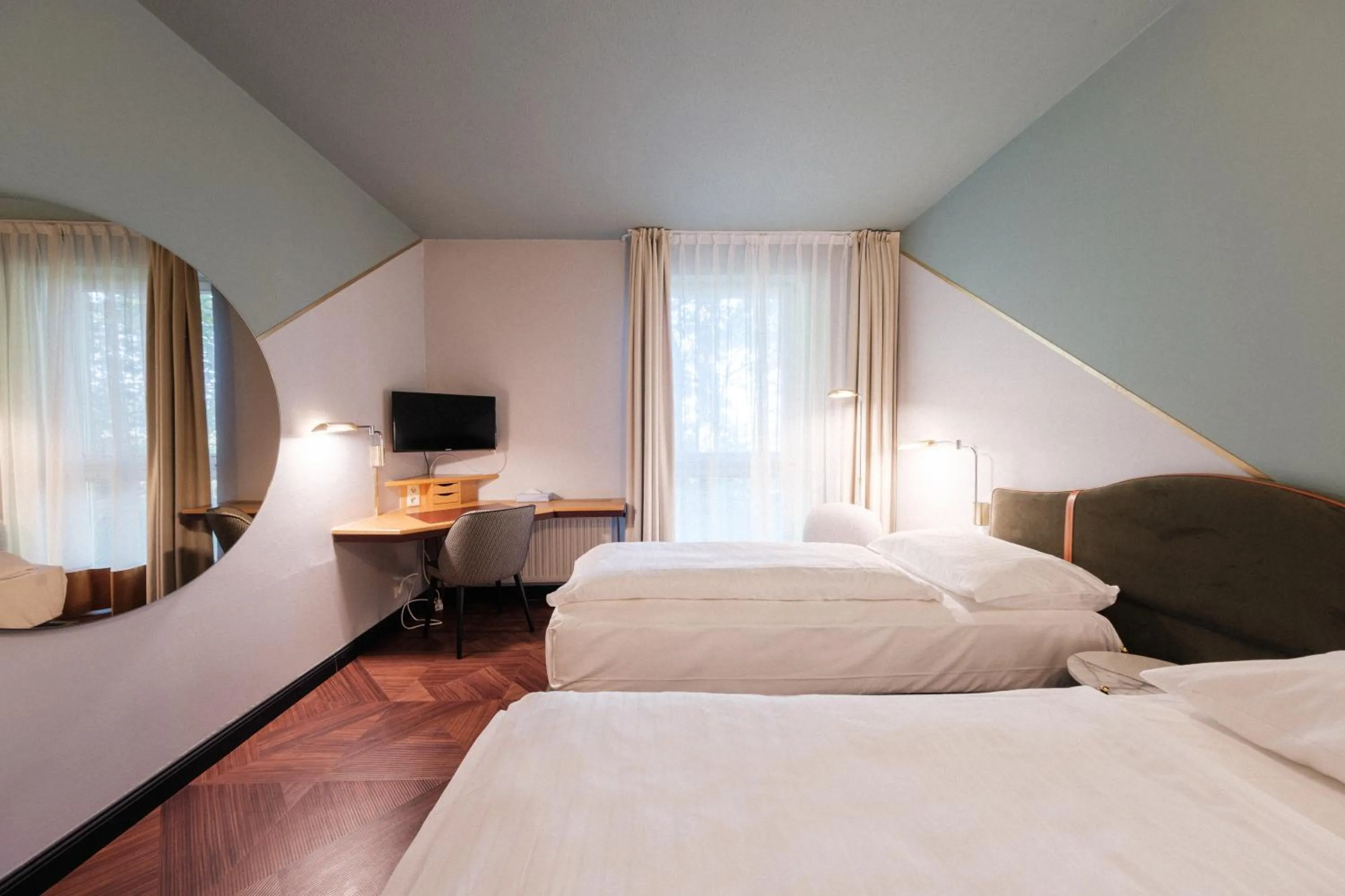 Bed in Hotel Haus Duden