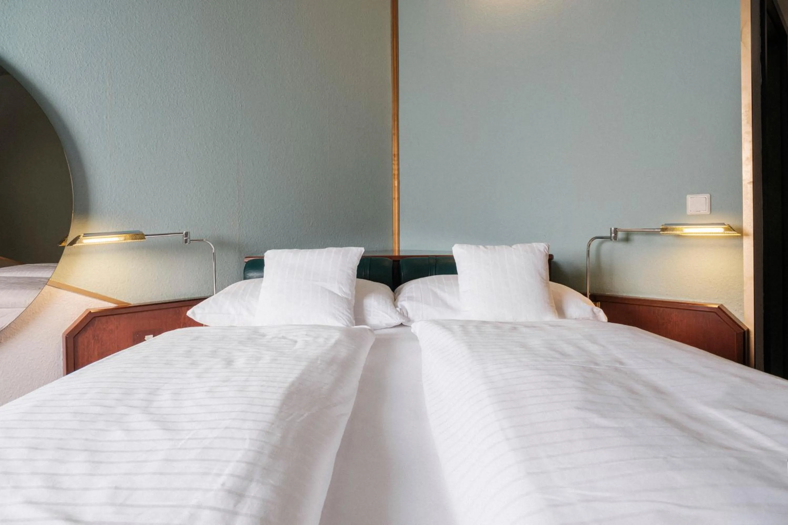 Bed in Hotel Haus Duden