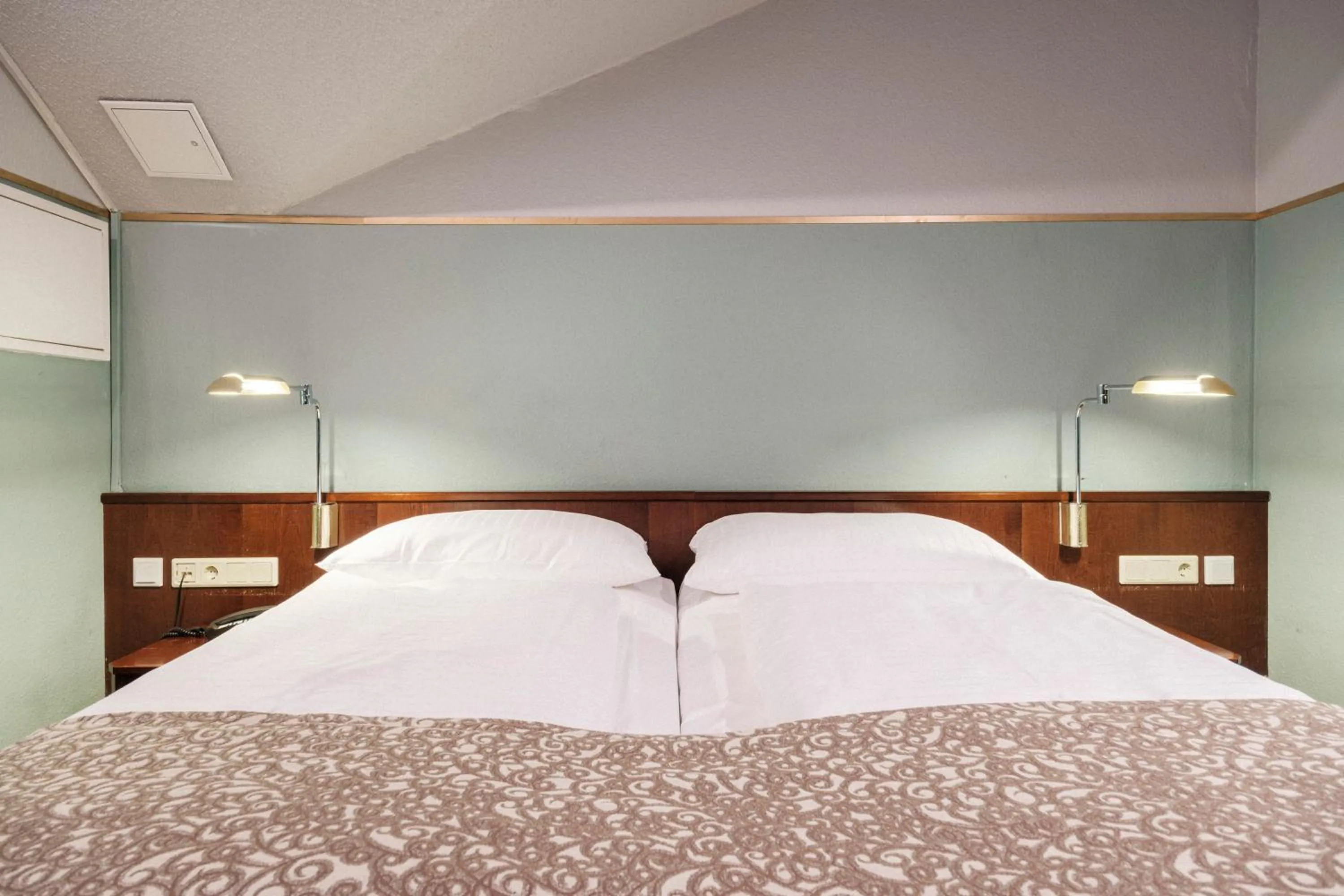 Bed in Hotel Haus Duden