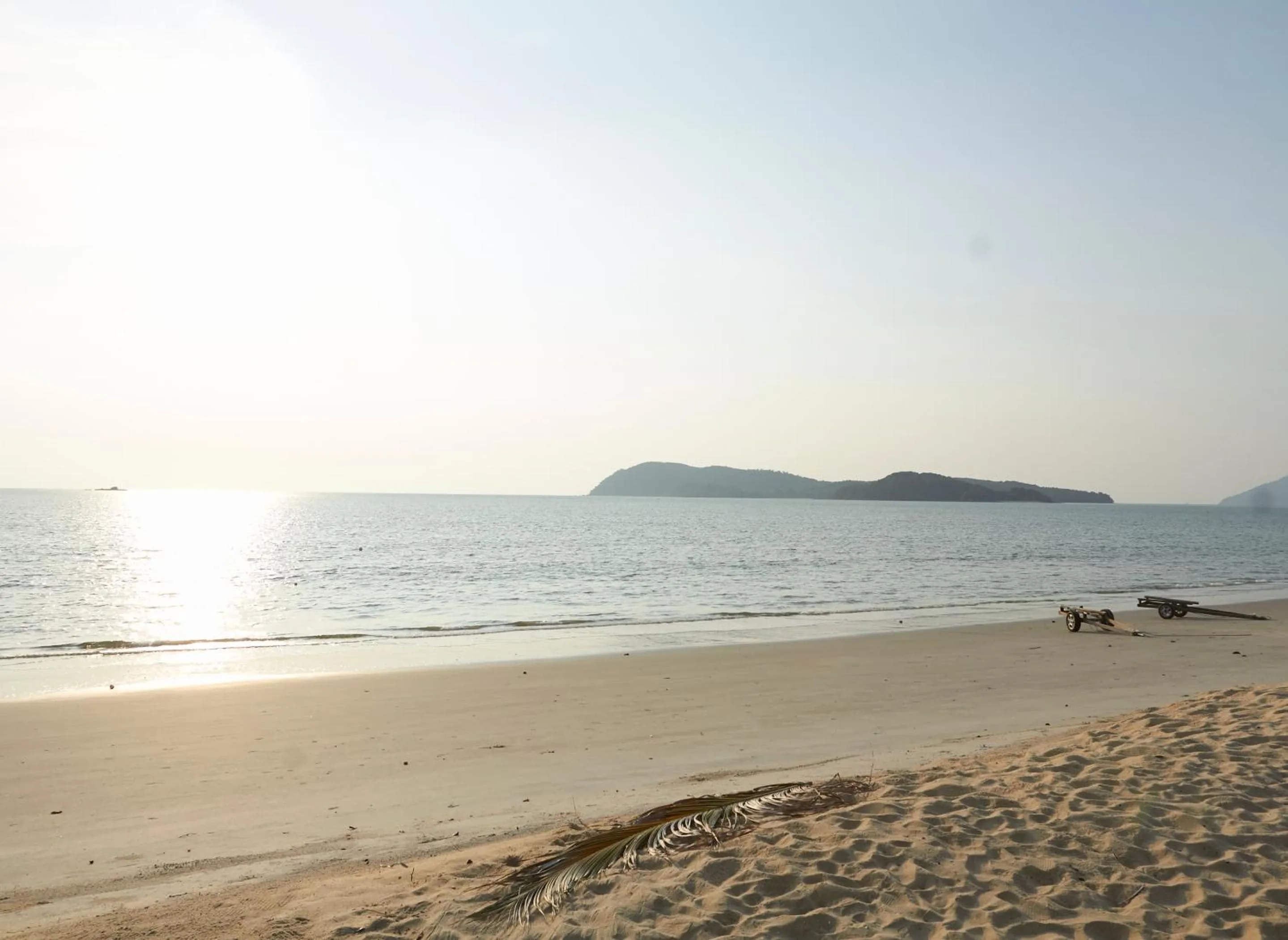 Beach in Corrie Chalet Pantai Cenang Langkawi