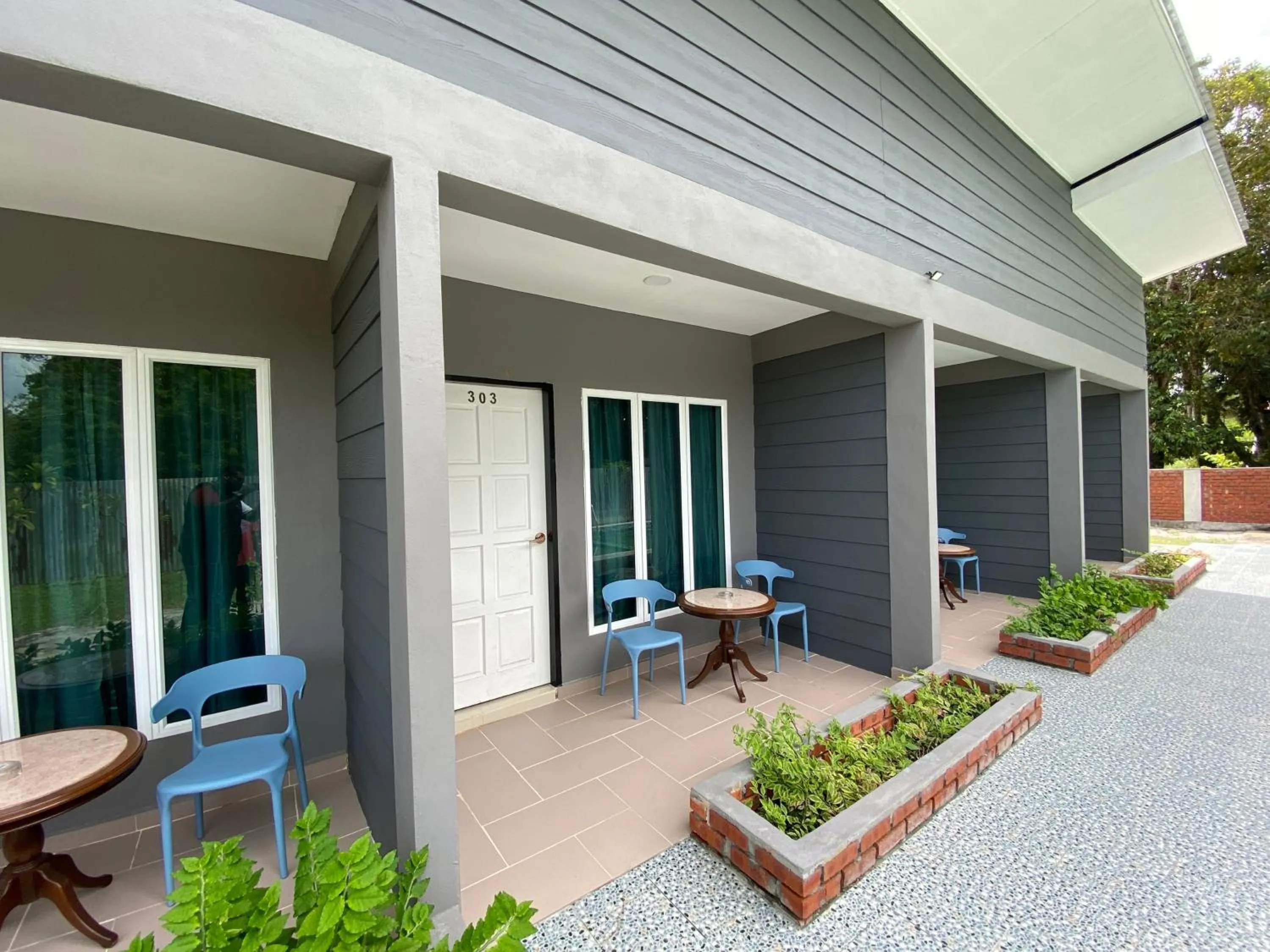 Facade/entrance in Corrie Chalet Pantai Cenang Langkawi