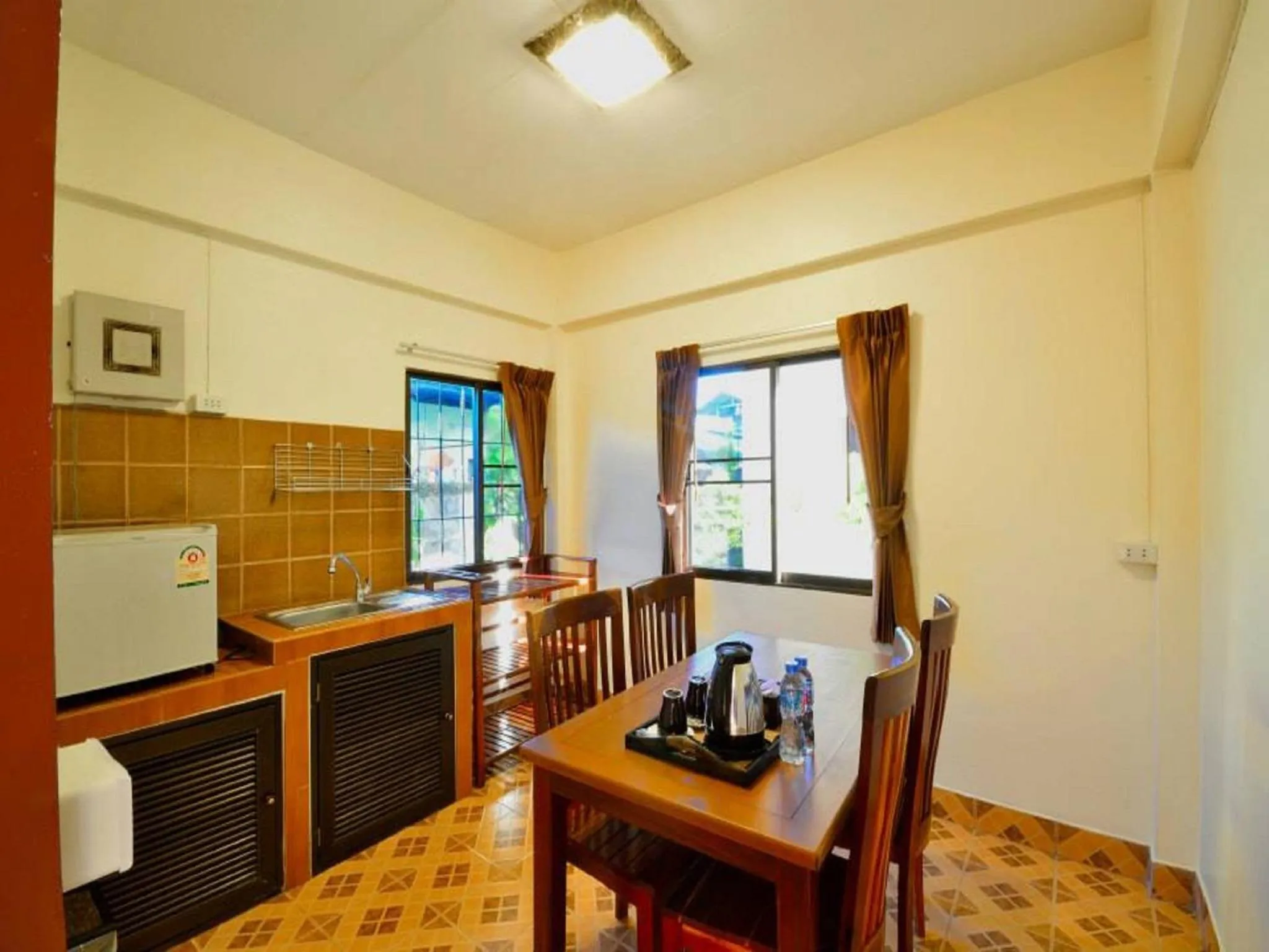 Kitchen or kitchenette in Avila Resort Pattaya