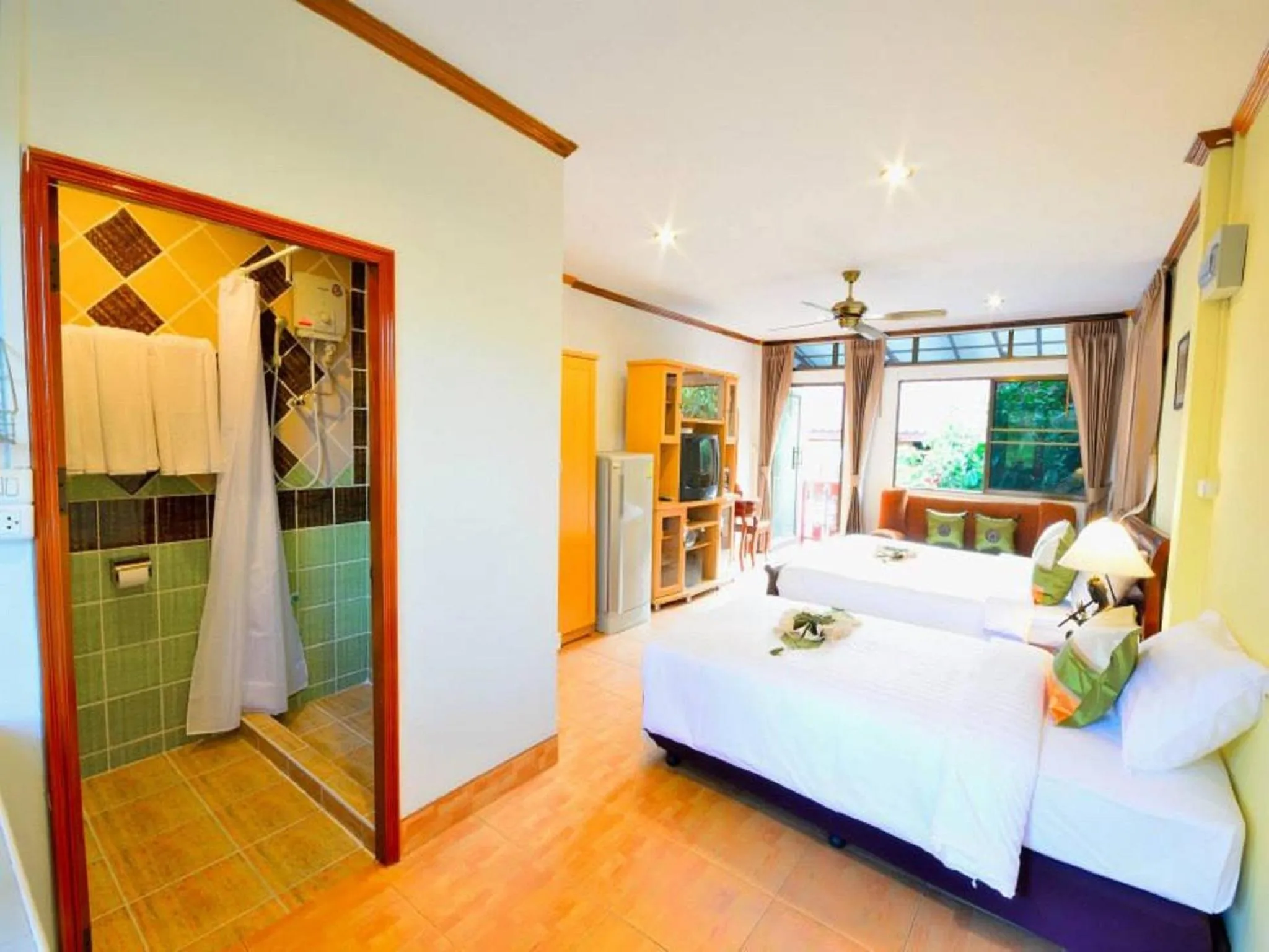 Bed in Avila Resort Pattaya