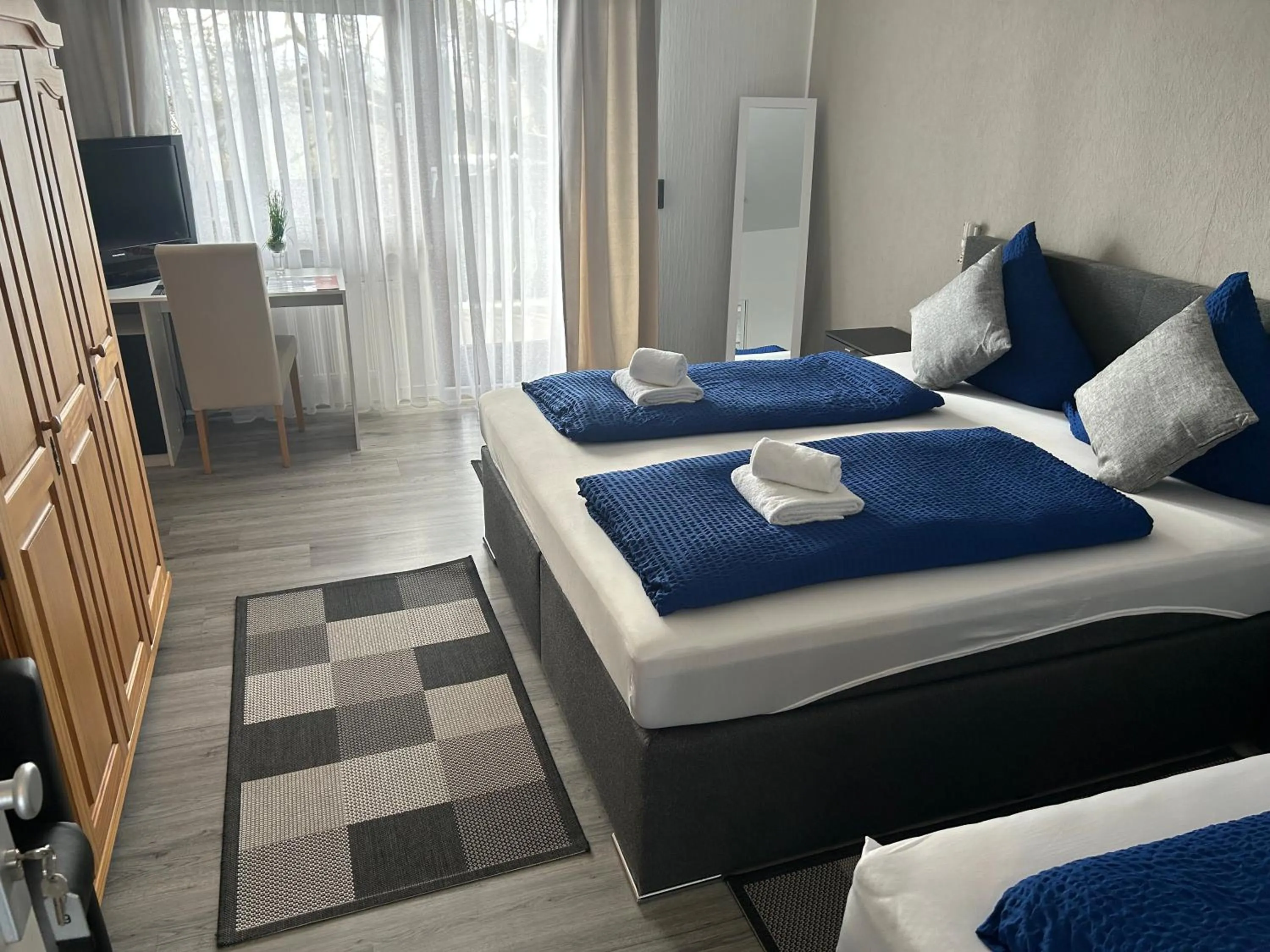 Bed in Hotel Hasselberg