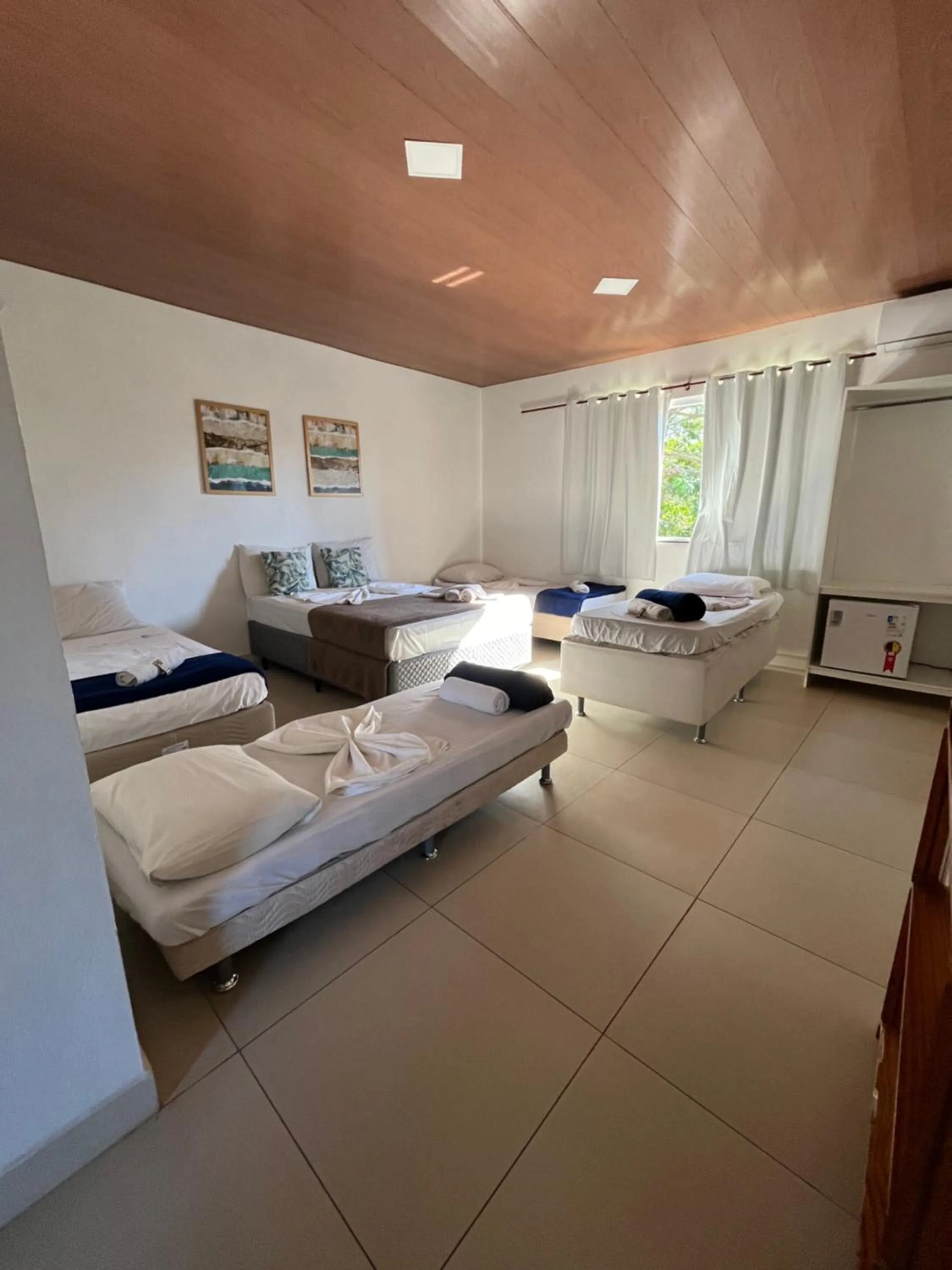 Bed in Pousada Beluga