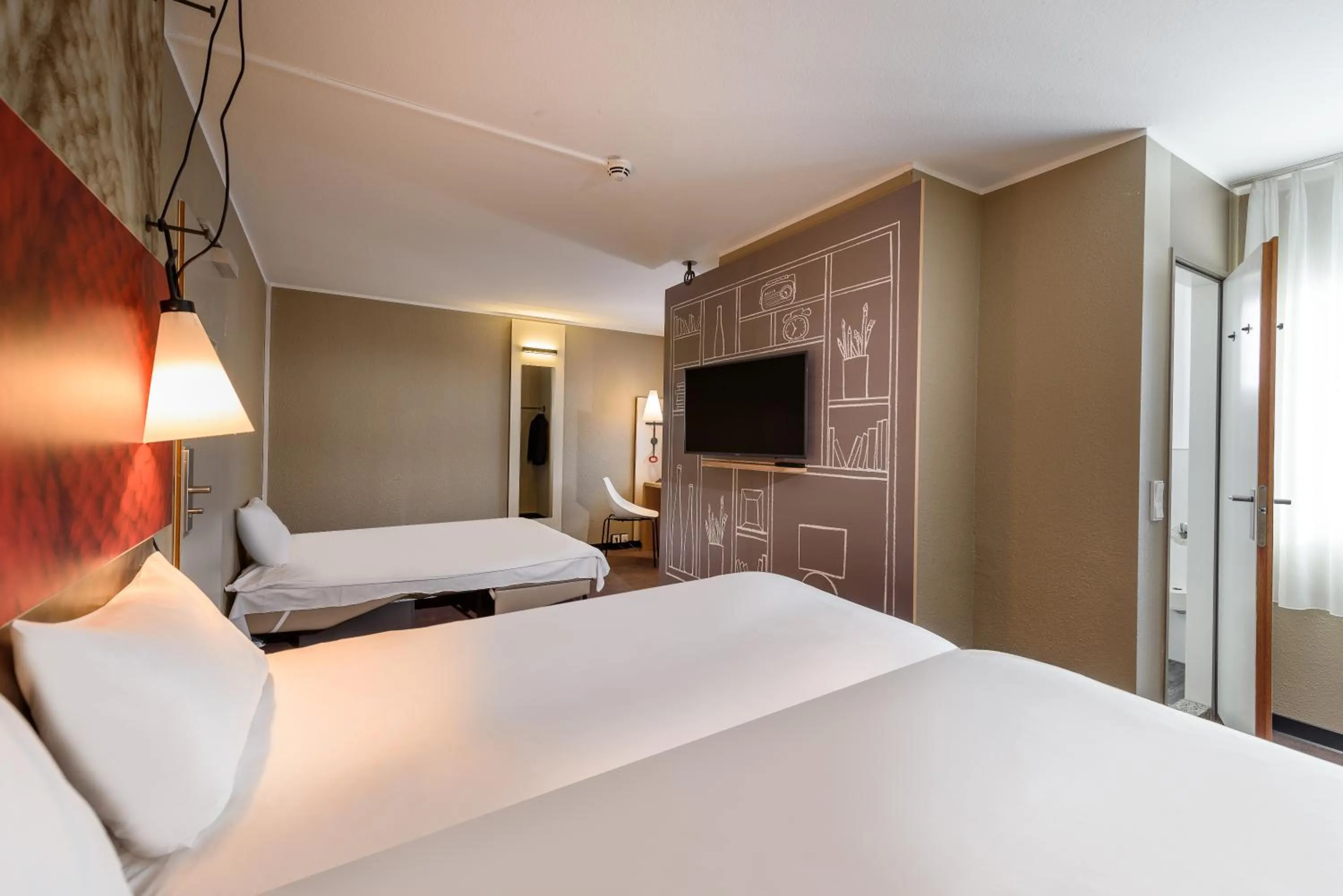 Bed in ibis Frankfurt Centrum