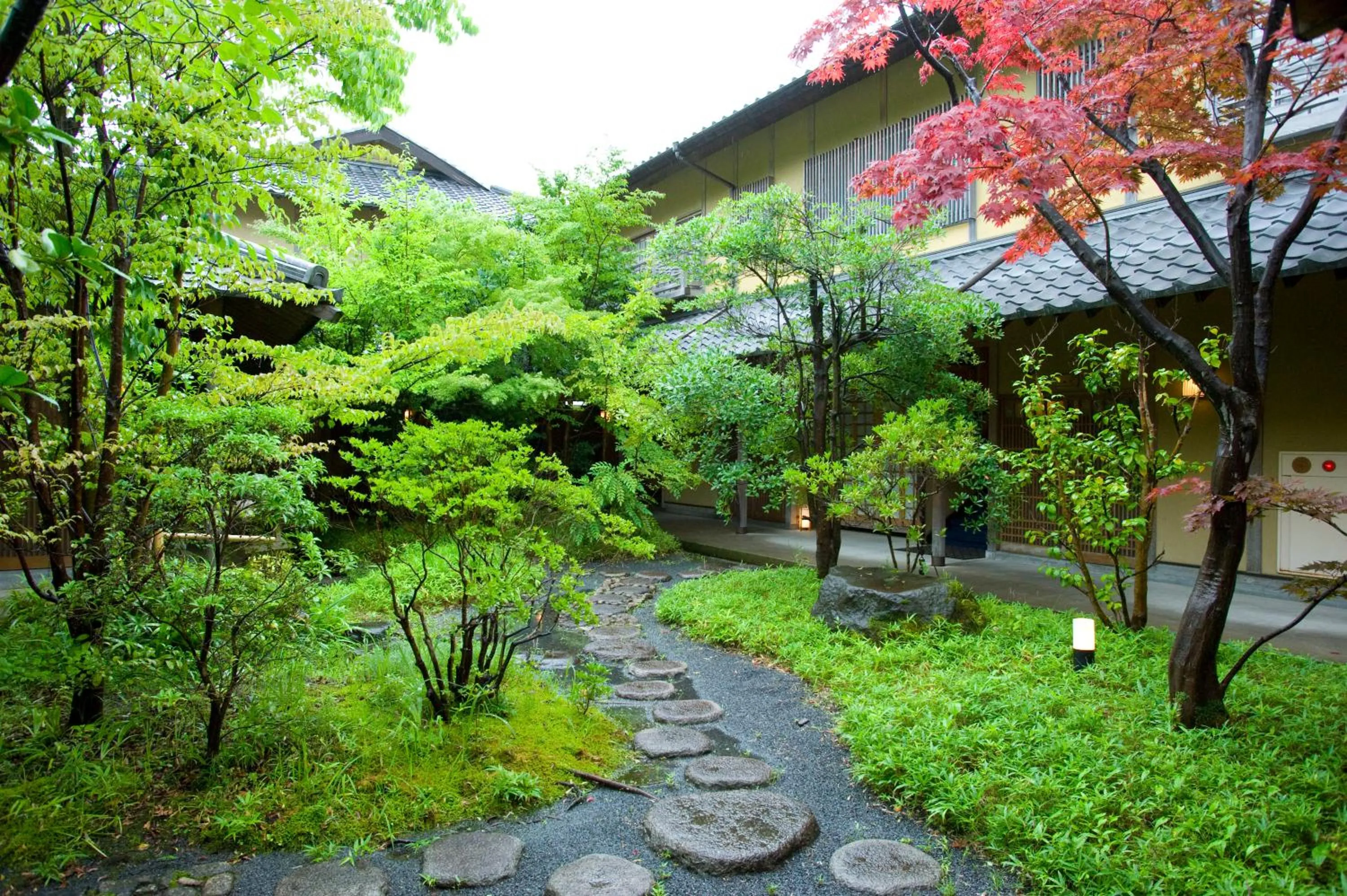 Garden in Yufuin Santoukan