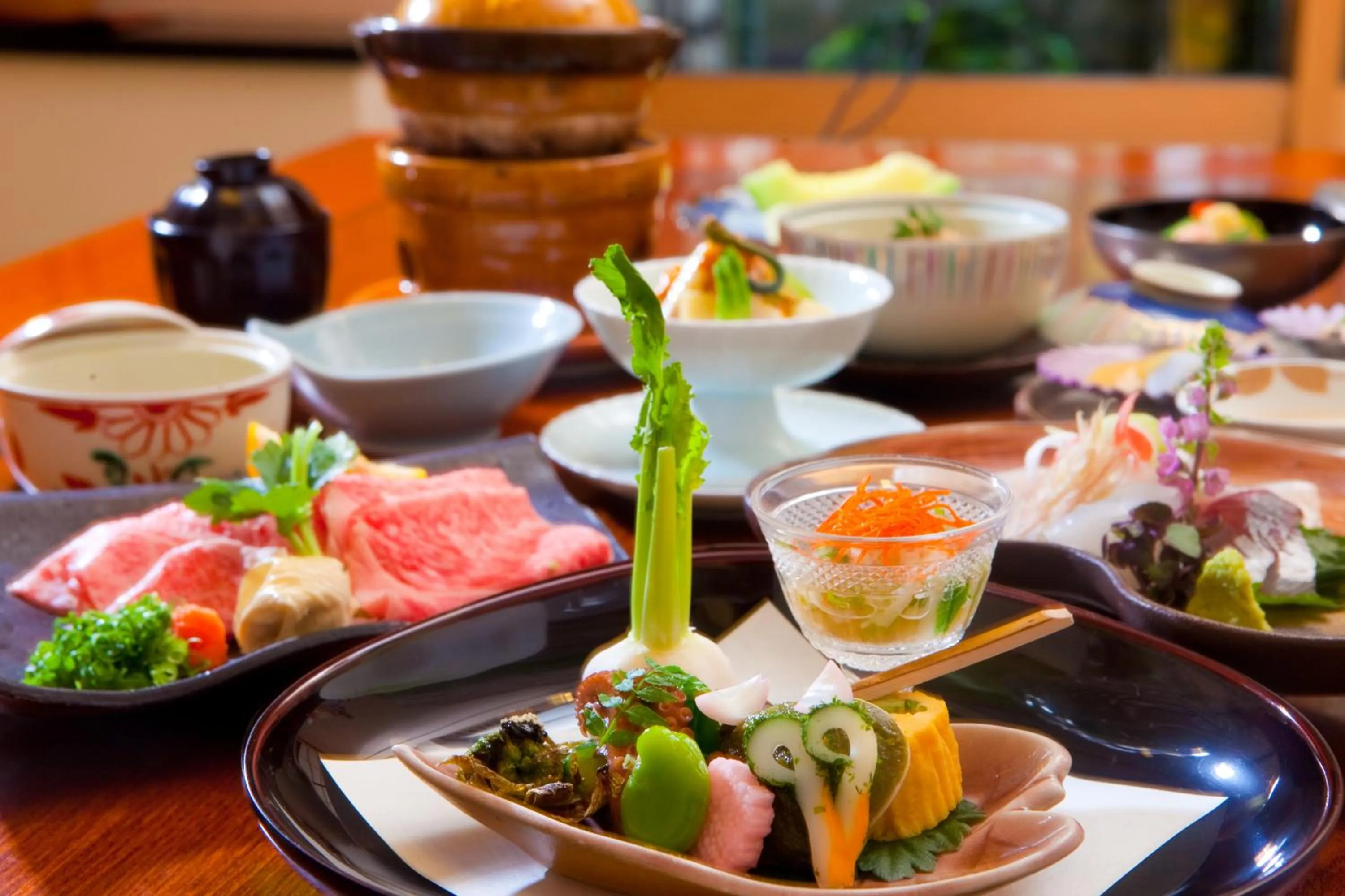 Food in Yufuin Santoukan