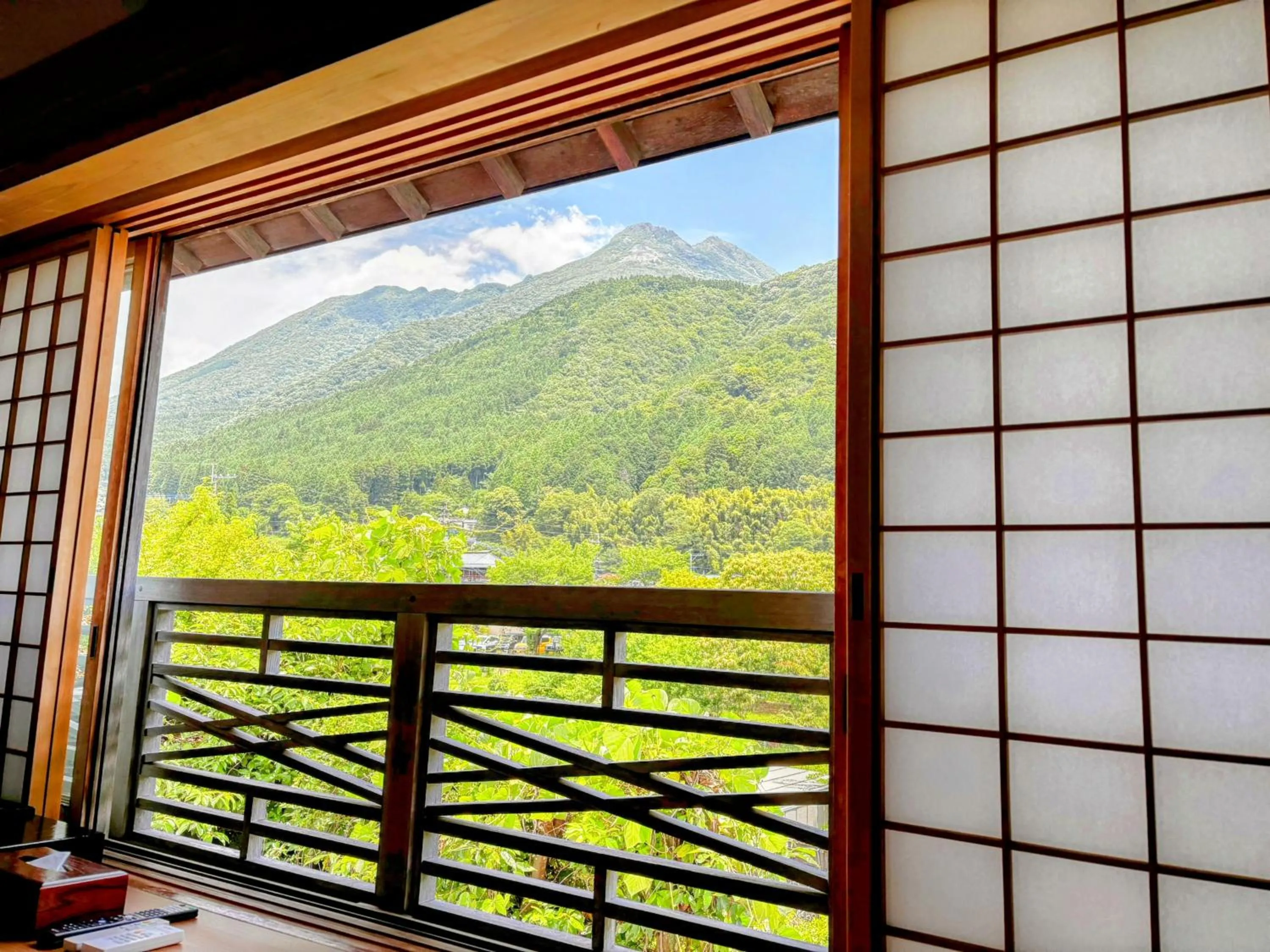 Natural landscape in Yufuin Santoukan