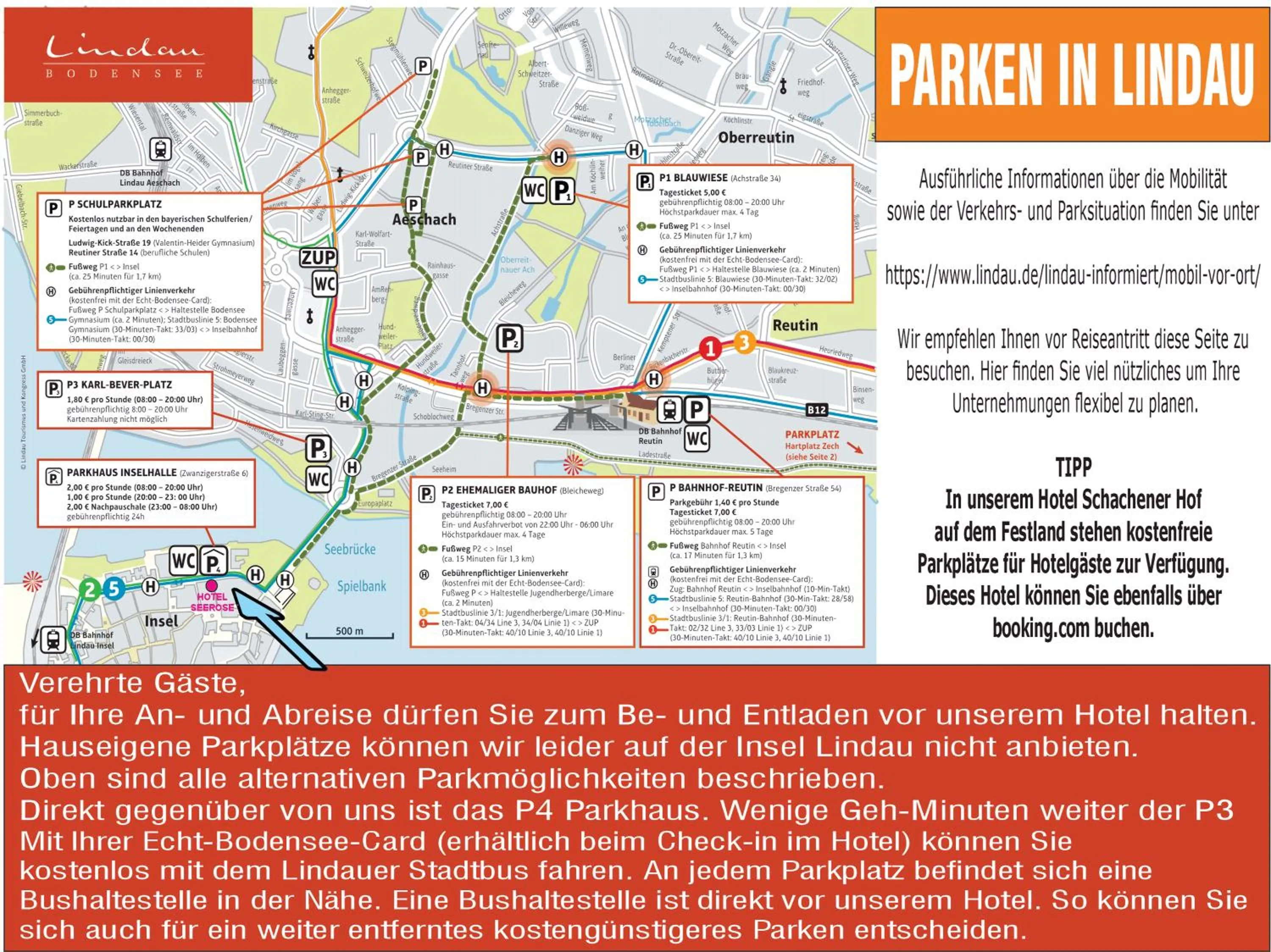 Parking in Hotel Mäuerle