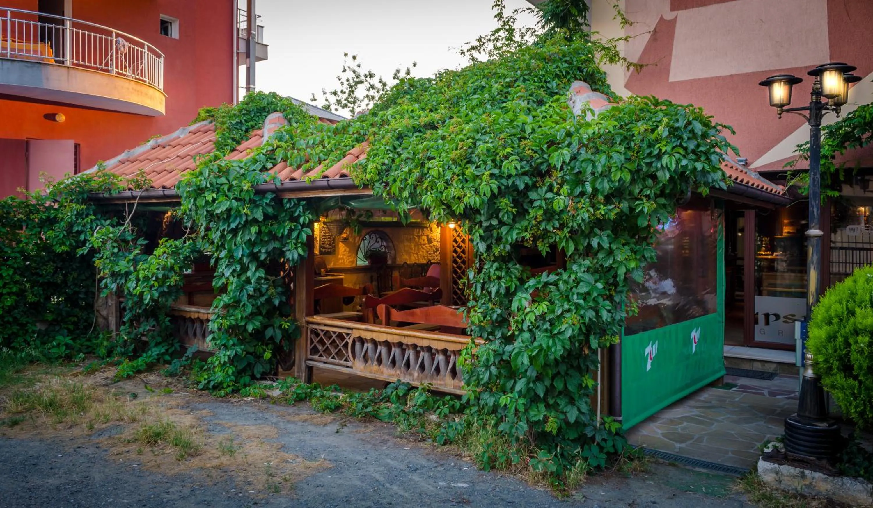 Garden view in Kalypso Hotel