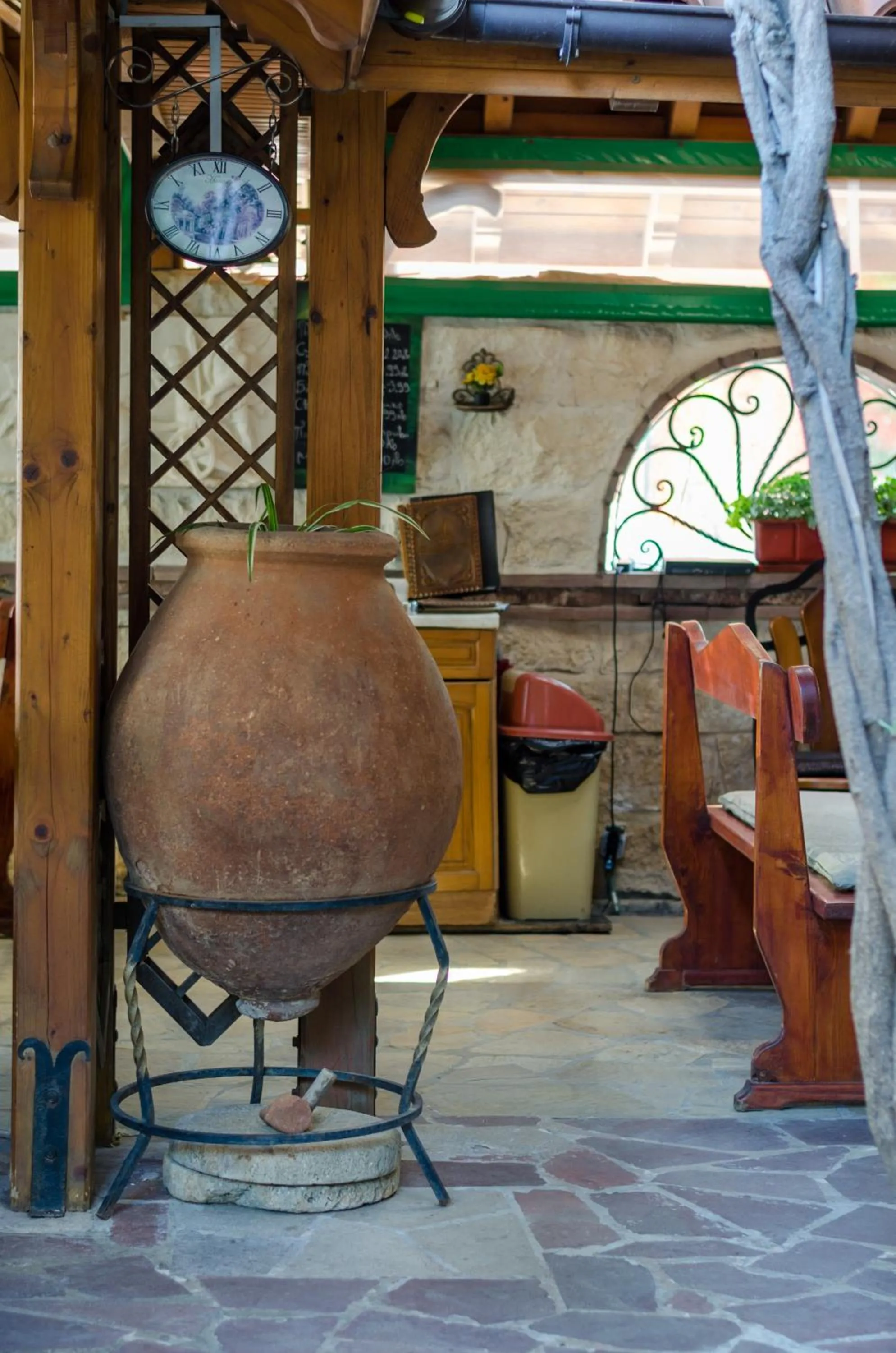 Decorative detail in Kalypso Hotel