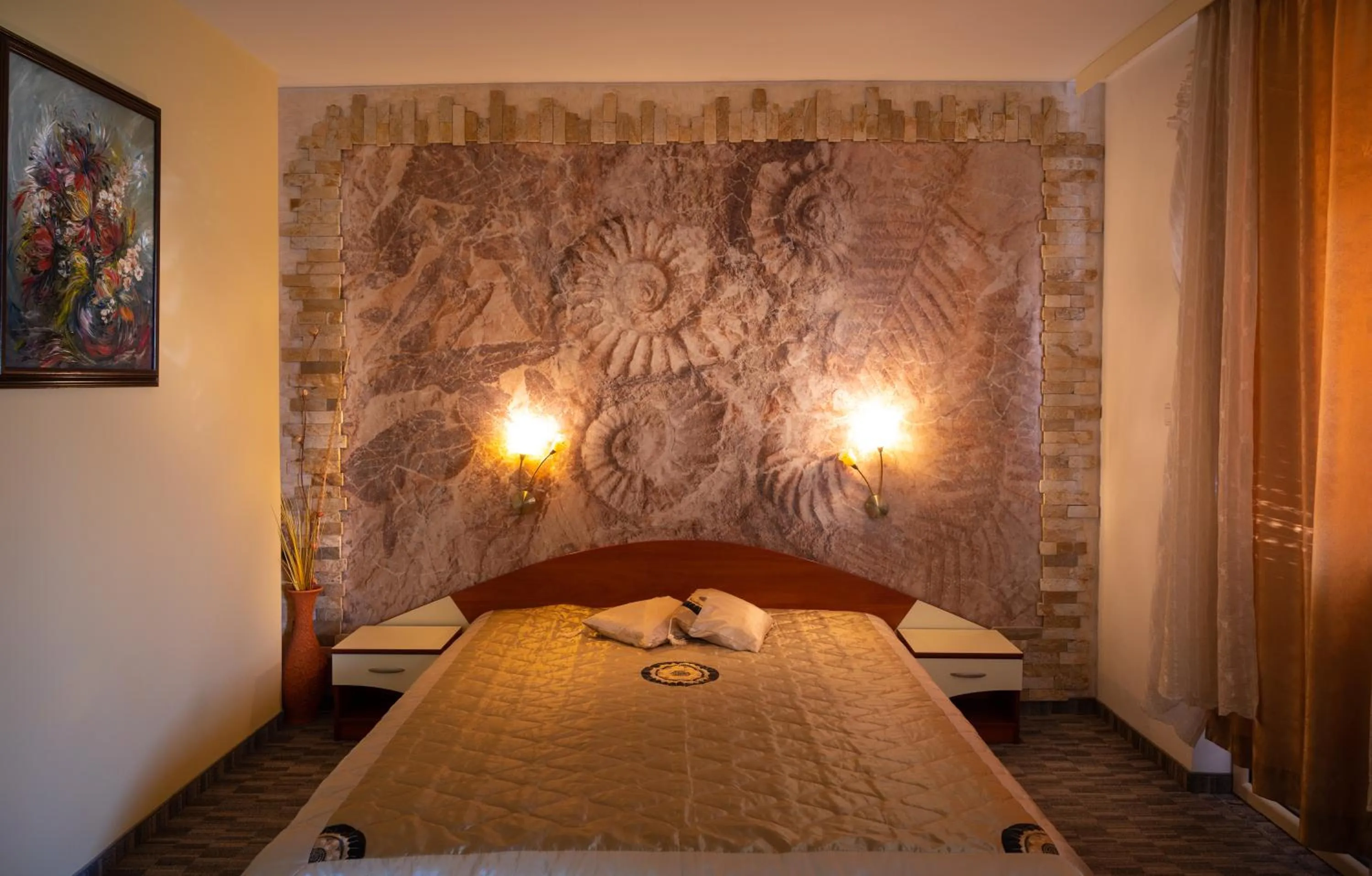 Bed in Kalypso Hotel