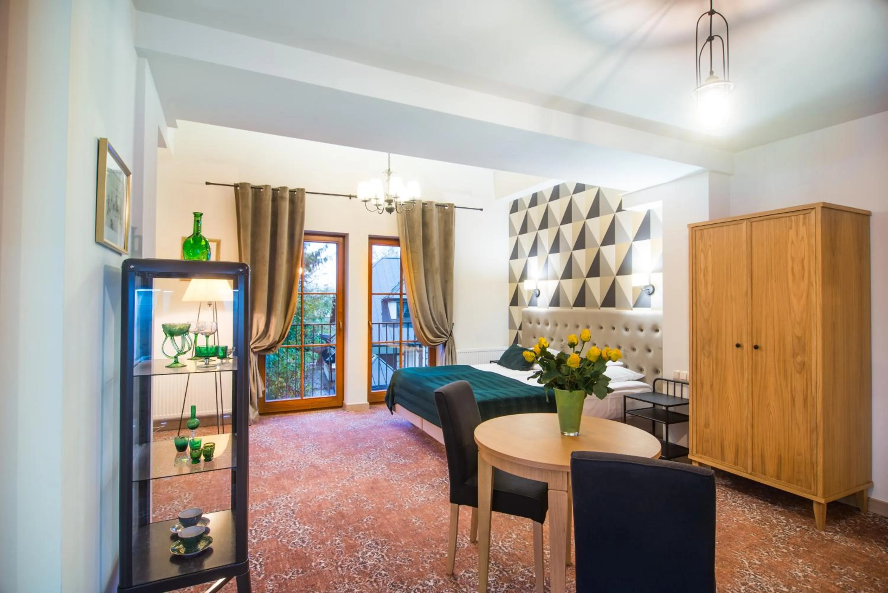 Seating area in Hotel Dwa Księżyce