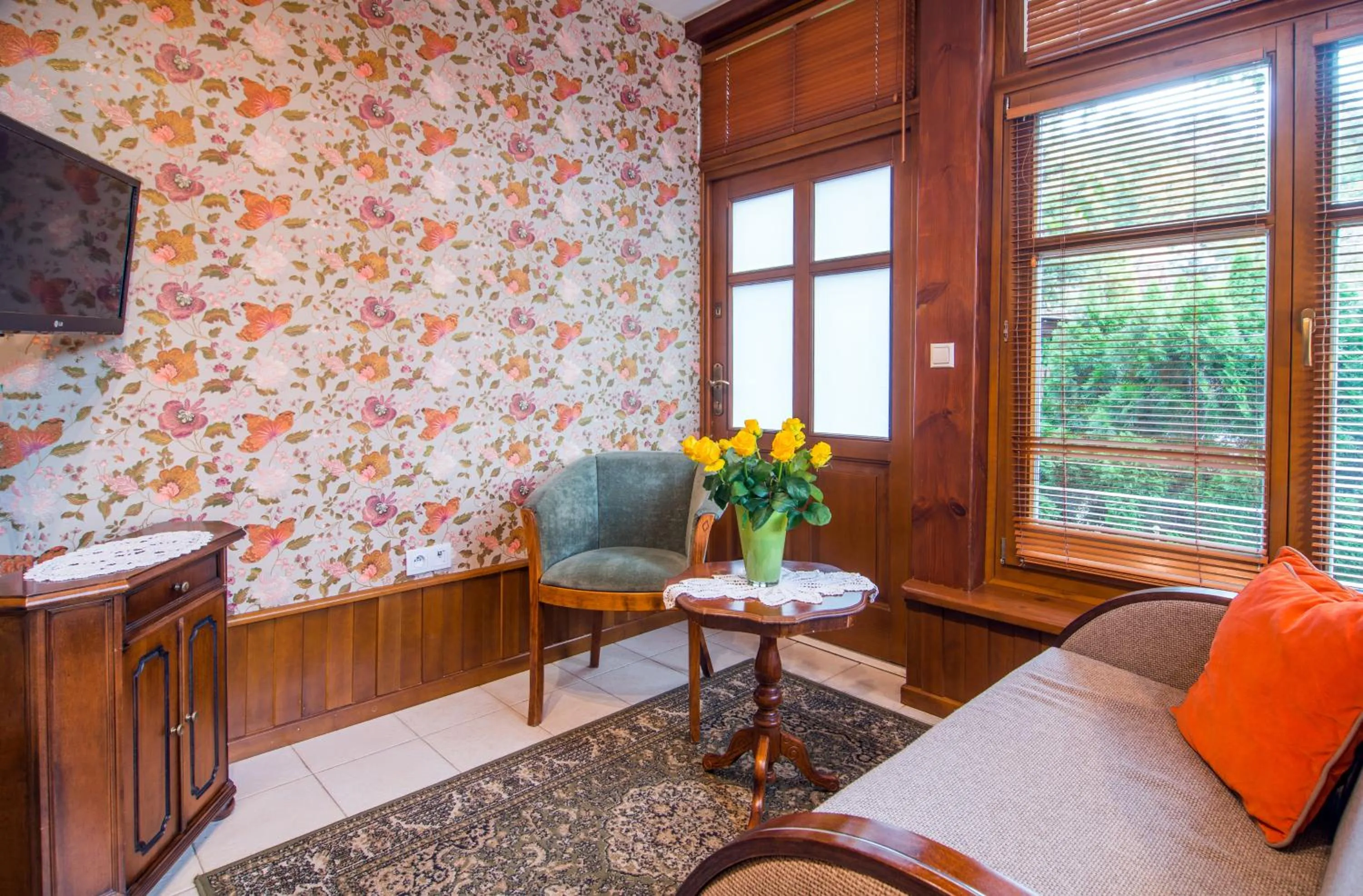 Seating area in Hotel Dwa Księżyce