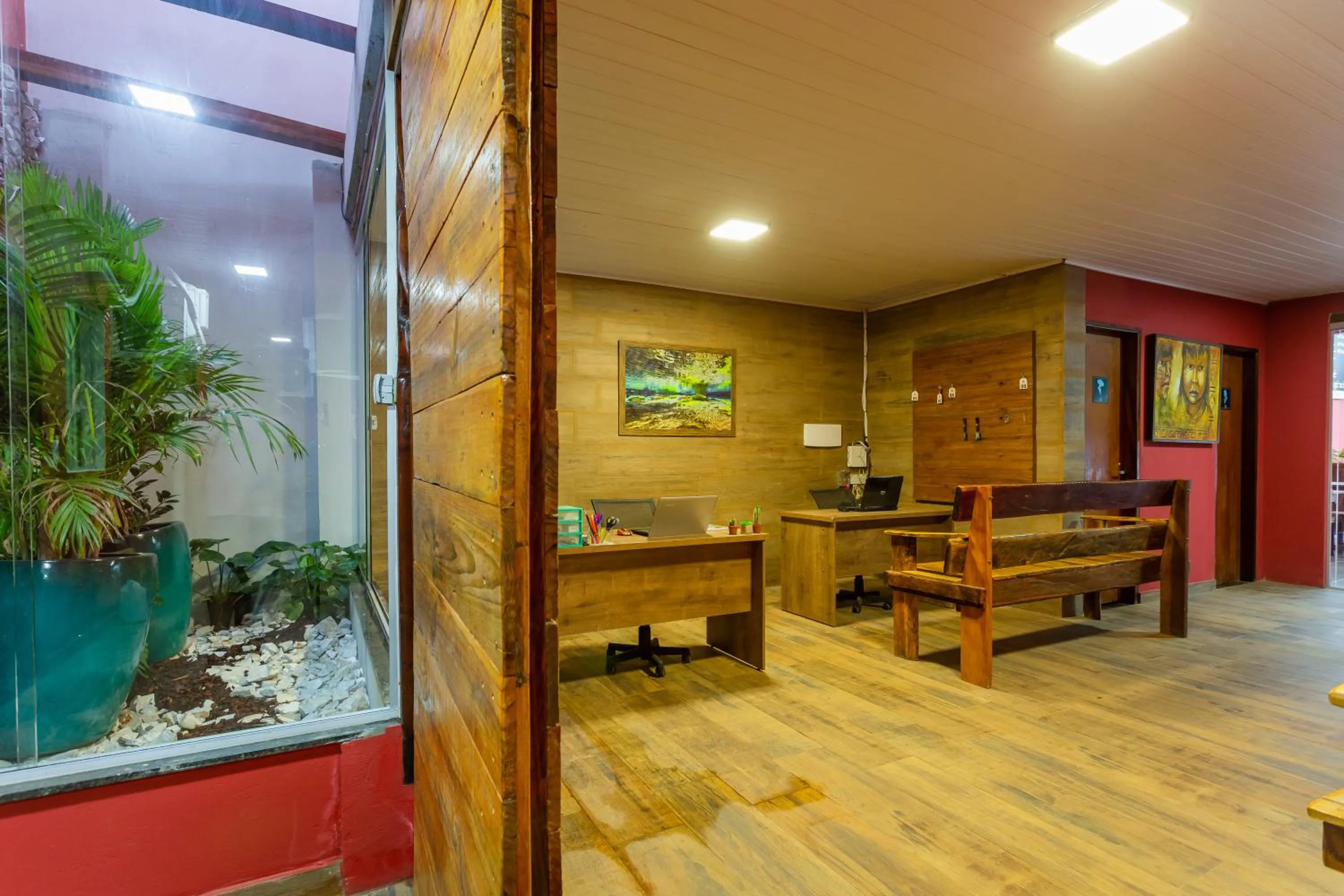 Lobby or reception in POUSADA SALOME