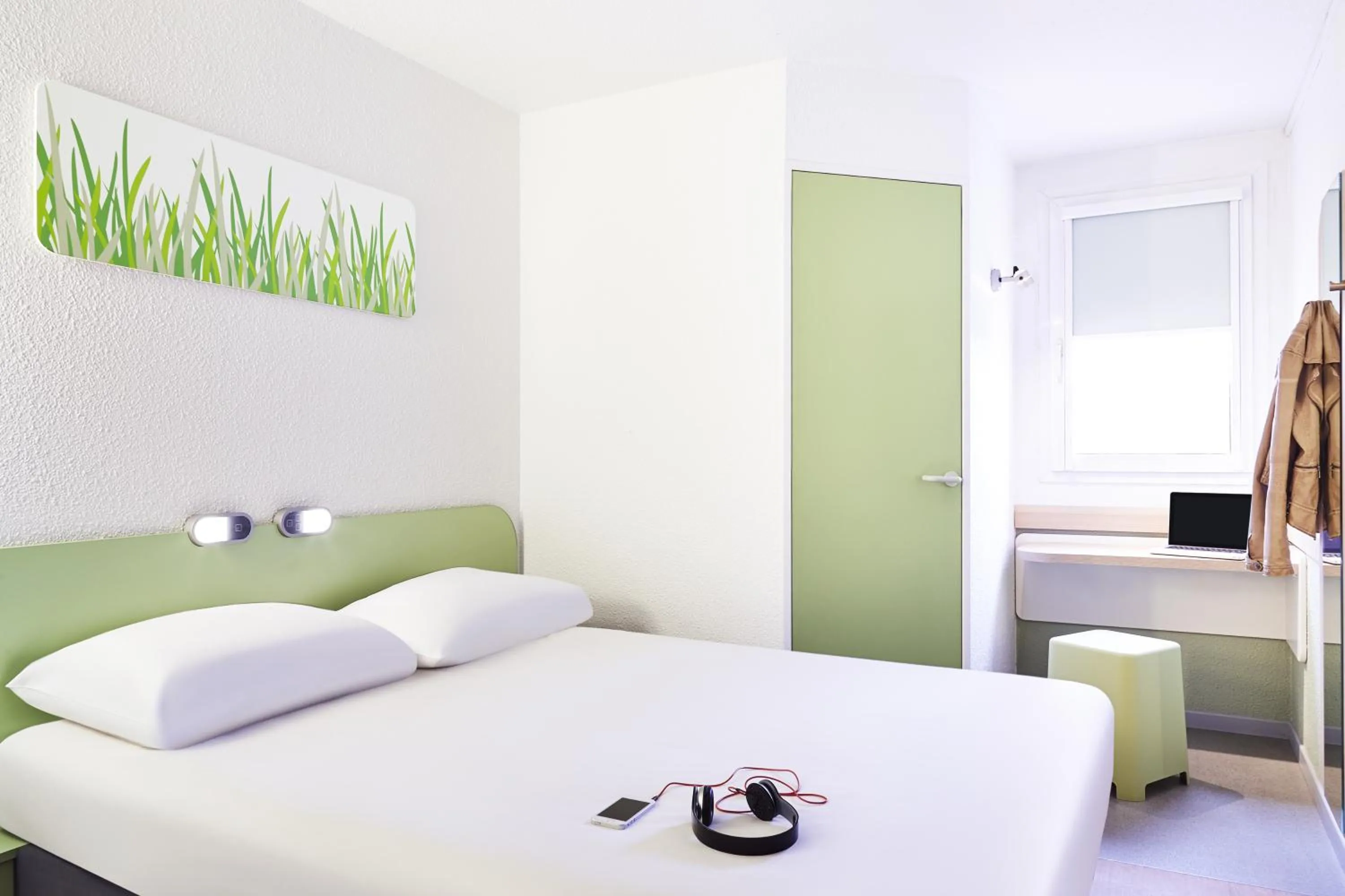 Bed in Ibis Budget Manosque Cadarache