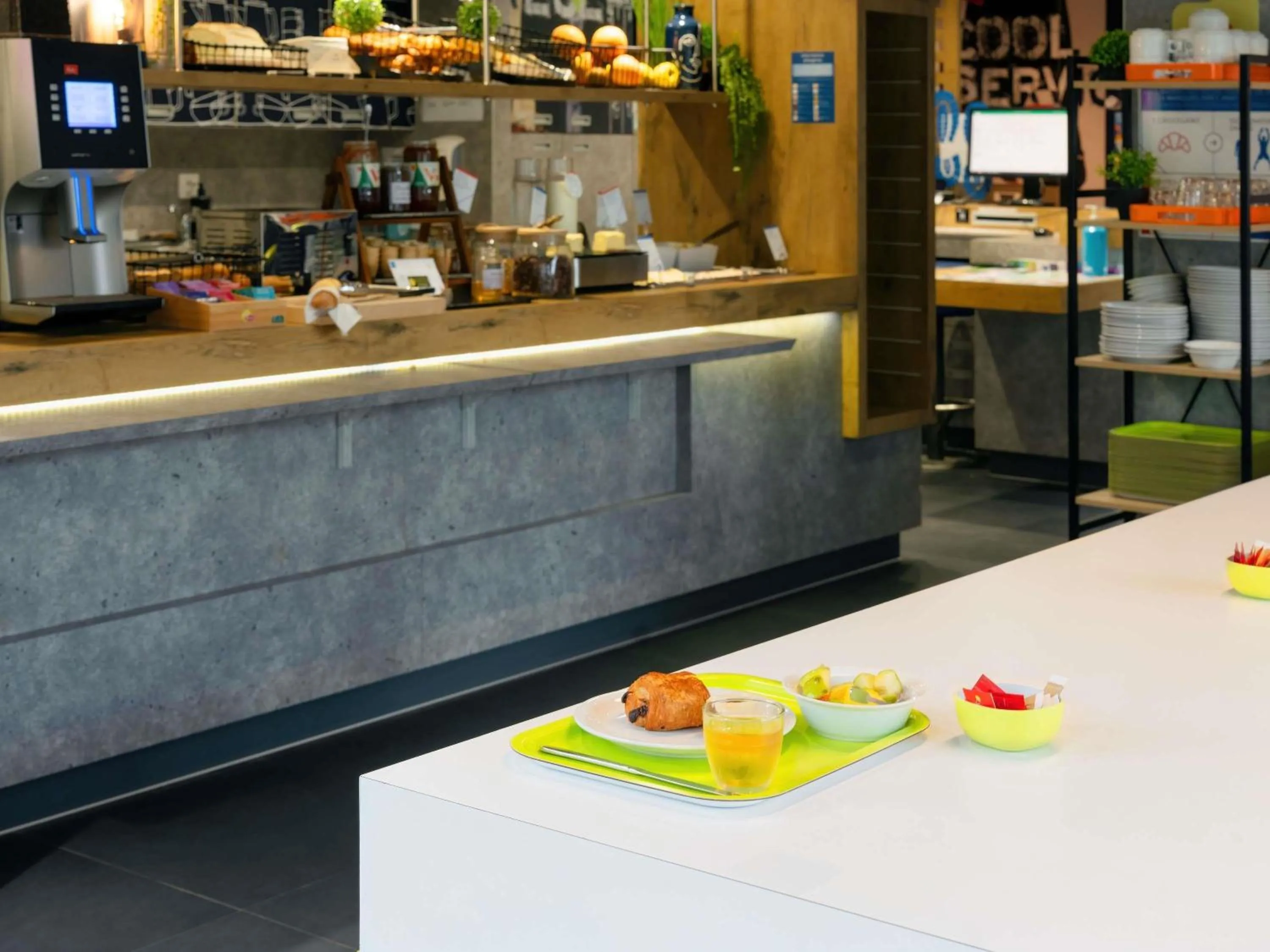 Breakfast in Ibis Budget Manosque Cadarache