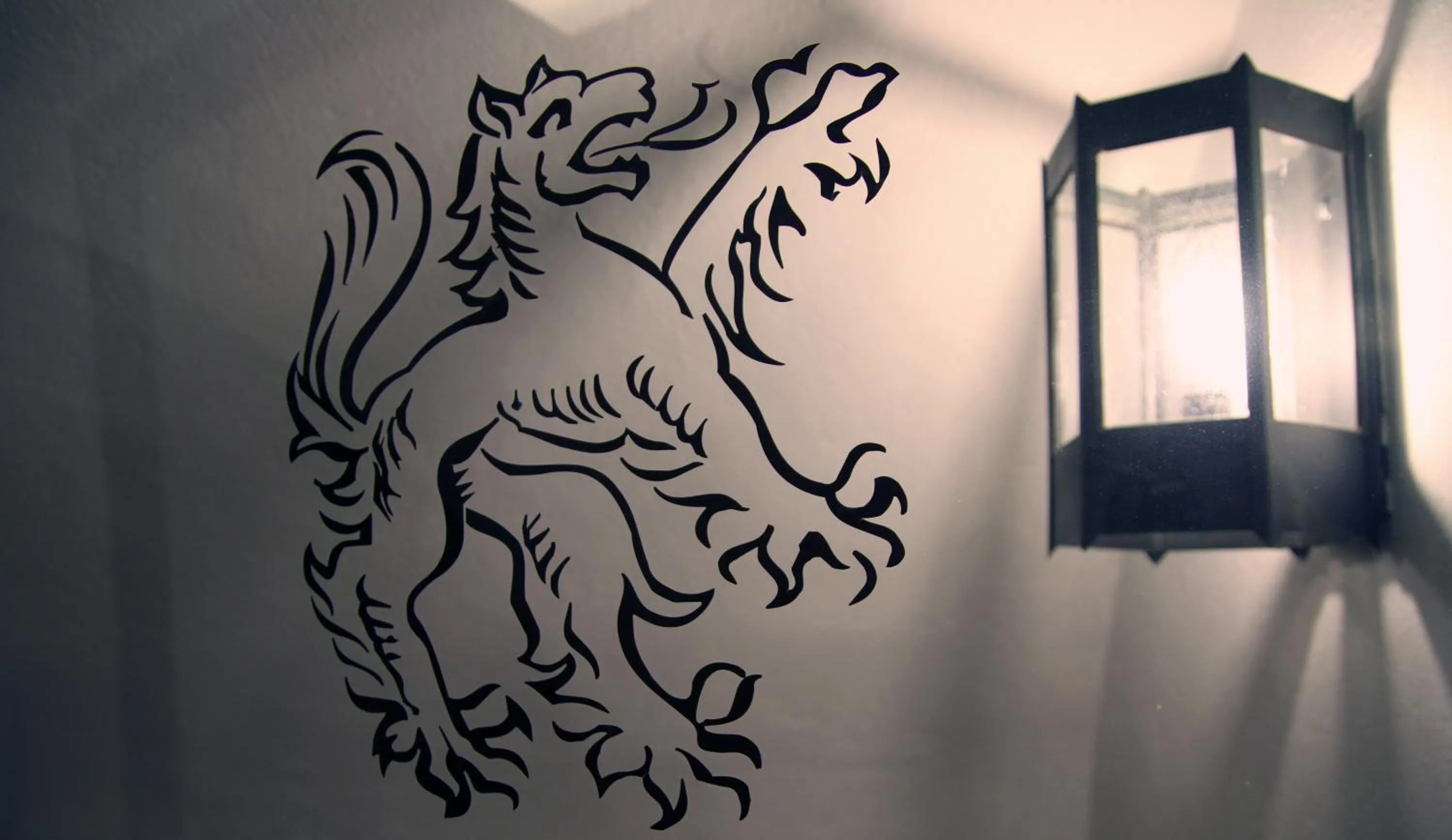 Decorative detail in Hotel Passauer Wolf