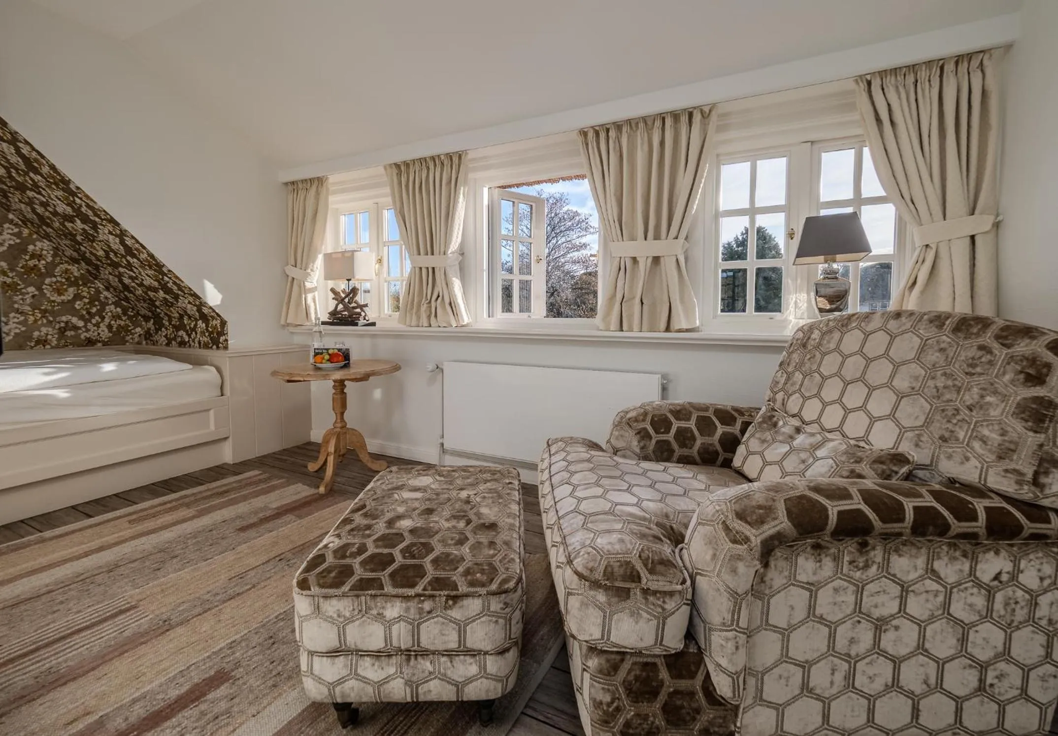 Bed in Boutiquehotel Seiler Hof Keitum