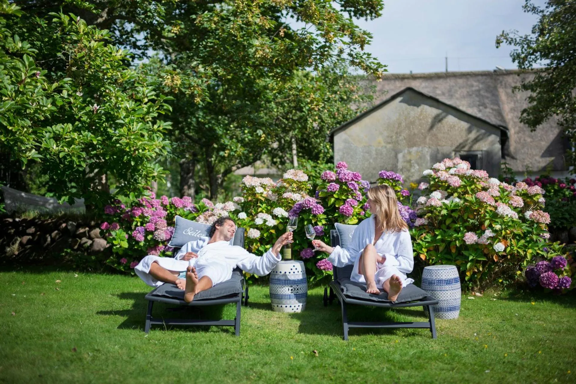 Garden in Boutiquehotel Seiler Hof Keitum