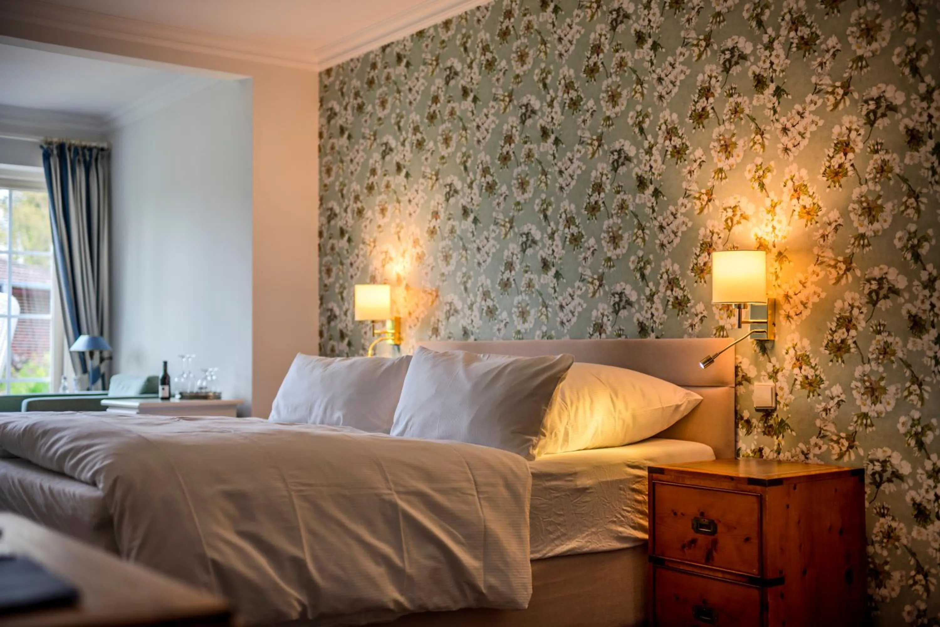 Bed in Boutiquehotel Seiler Hof Keitum